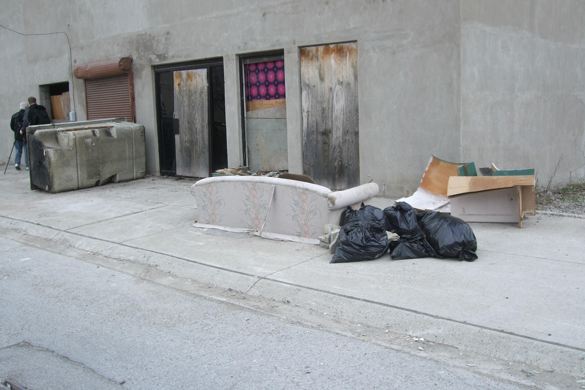 Discards of abandoned urban life in Old East