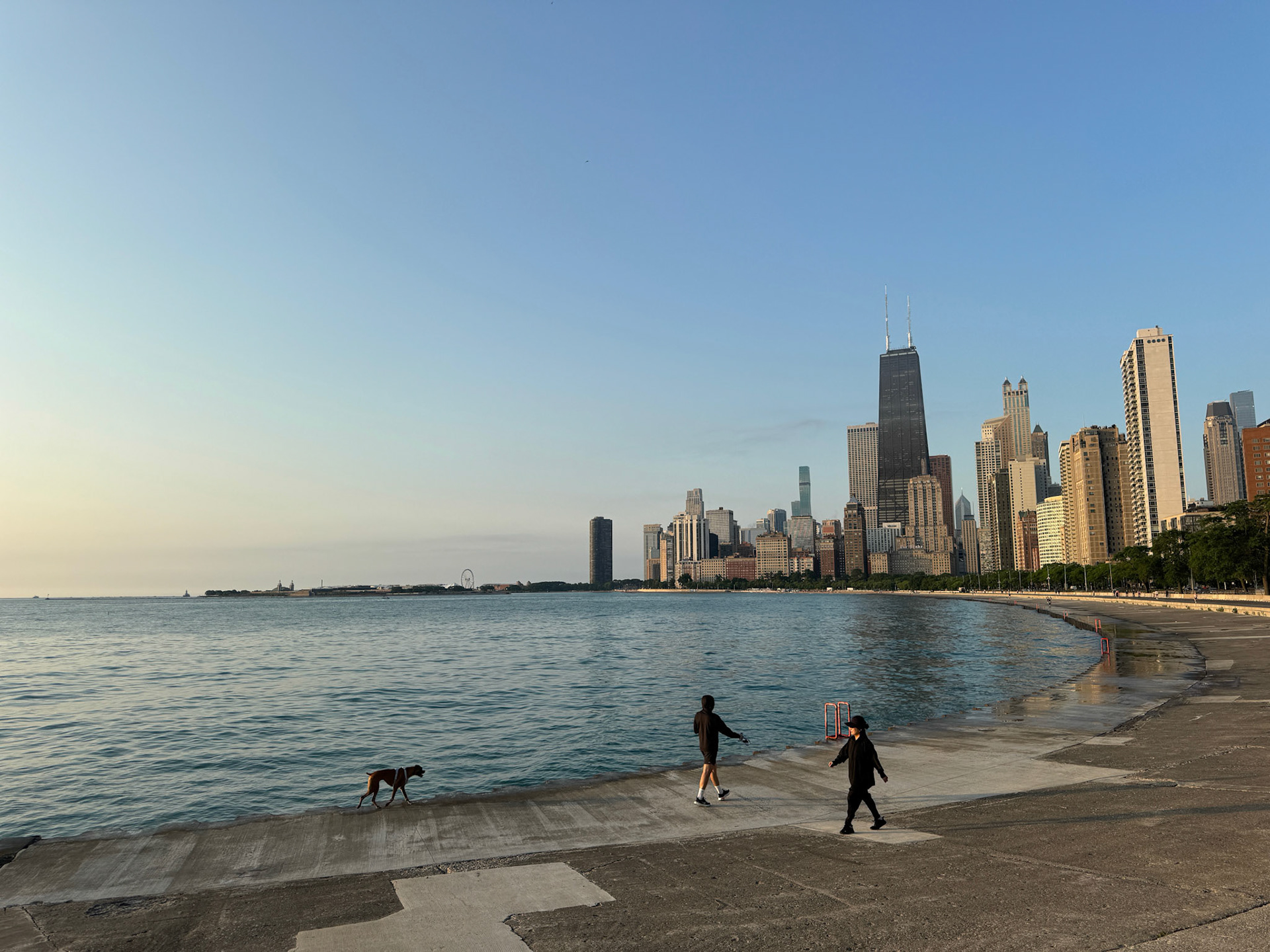 It was a really beautiful morning to explore Chicago's Gold Coast