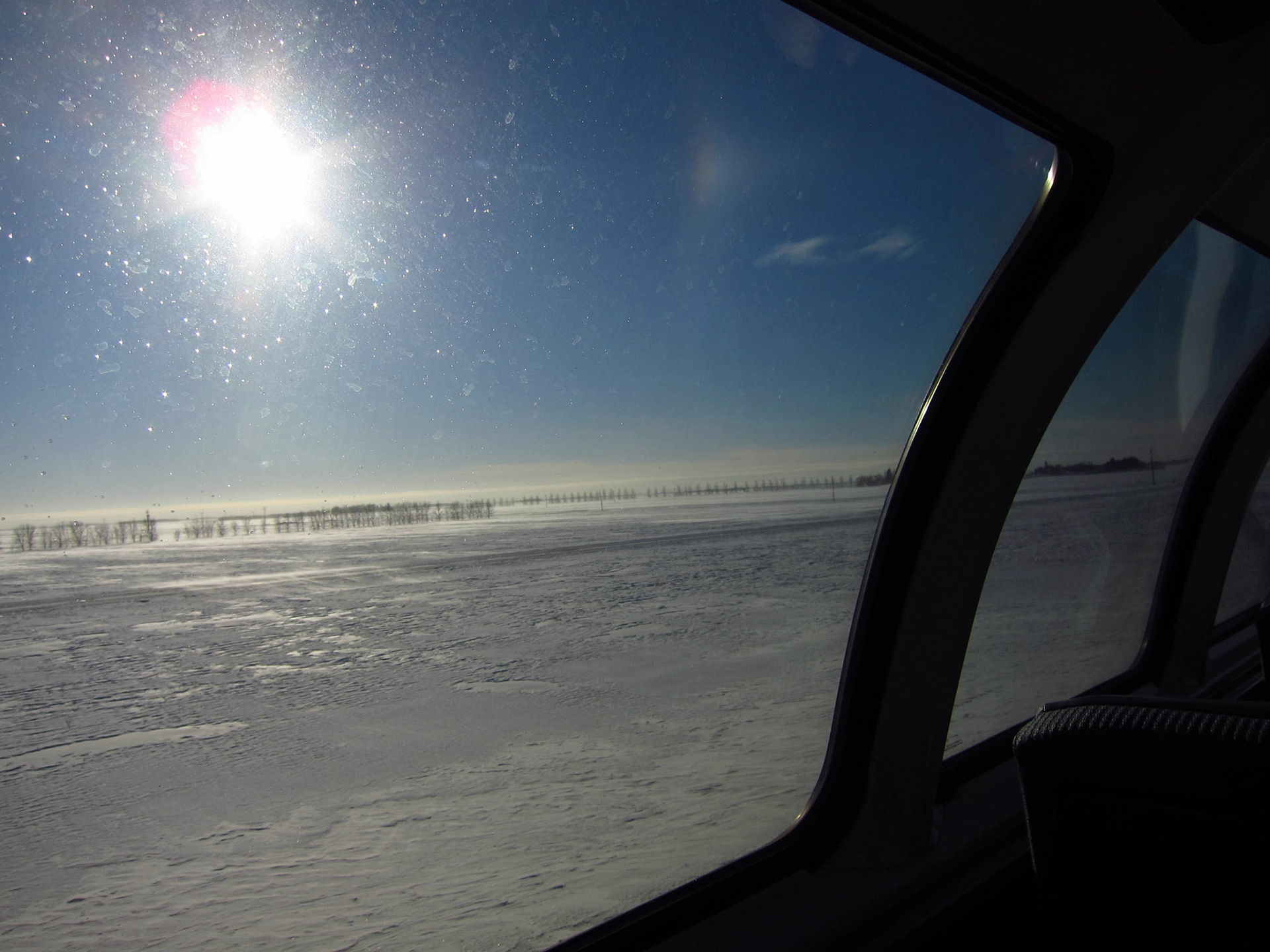 Good morning! One of the most peaceful and relaxing days on The Canadian is passing through the Saskatchewan prairies