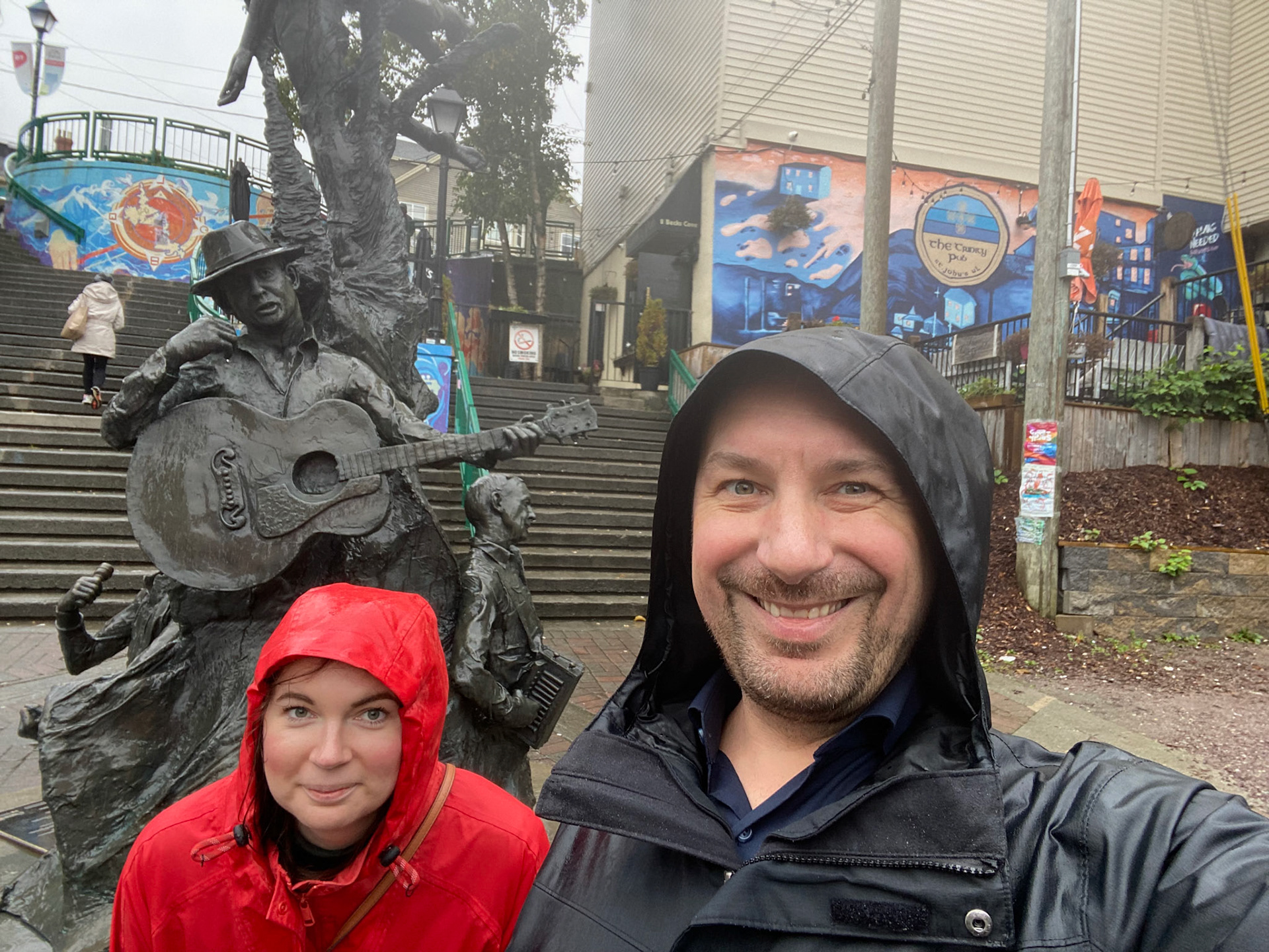 We competed with each other in a fun scavenger hunt of downtown St. John's
