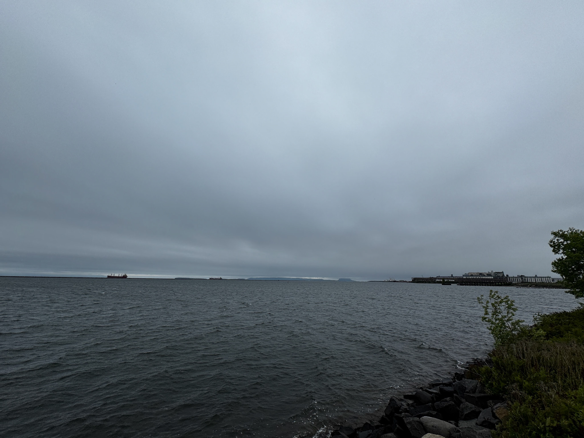 Thunder Bay waterfront along Lake Superior