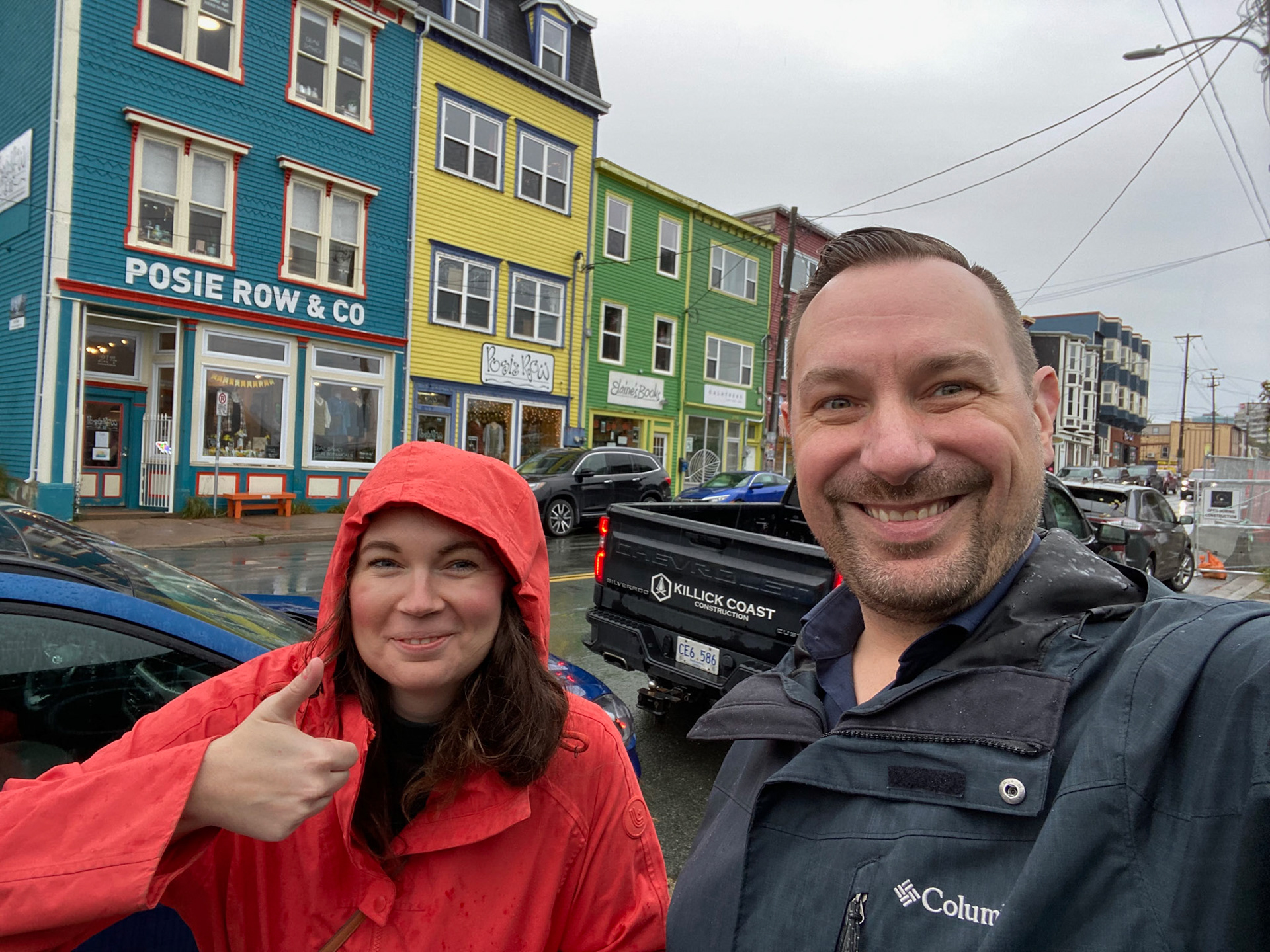 We competed with each other in a fun scavenger hunt of downtown St. John's