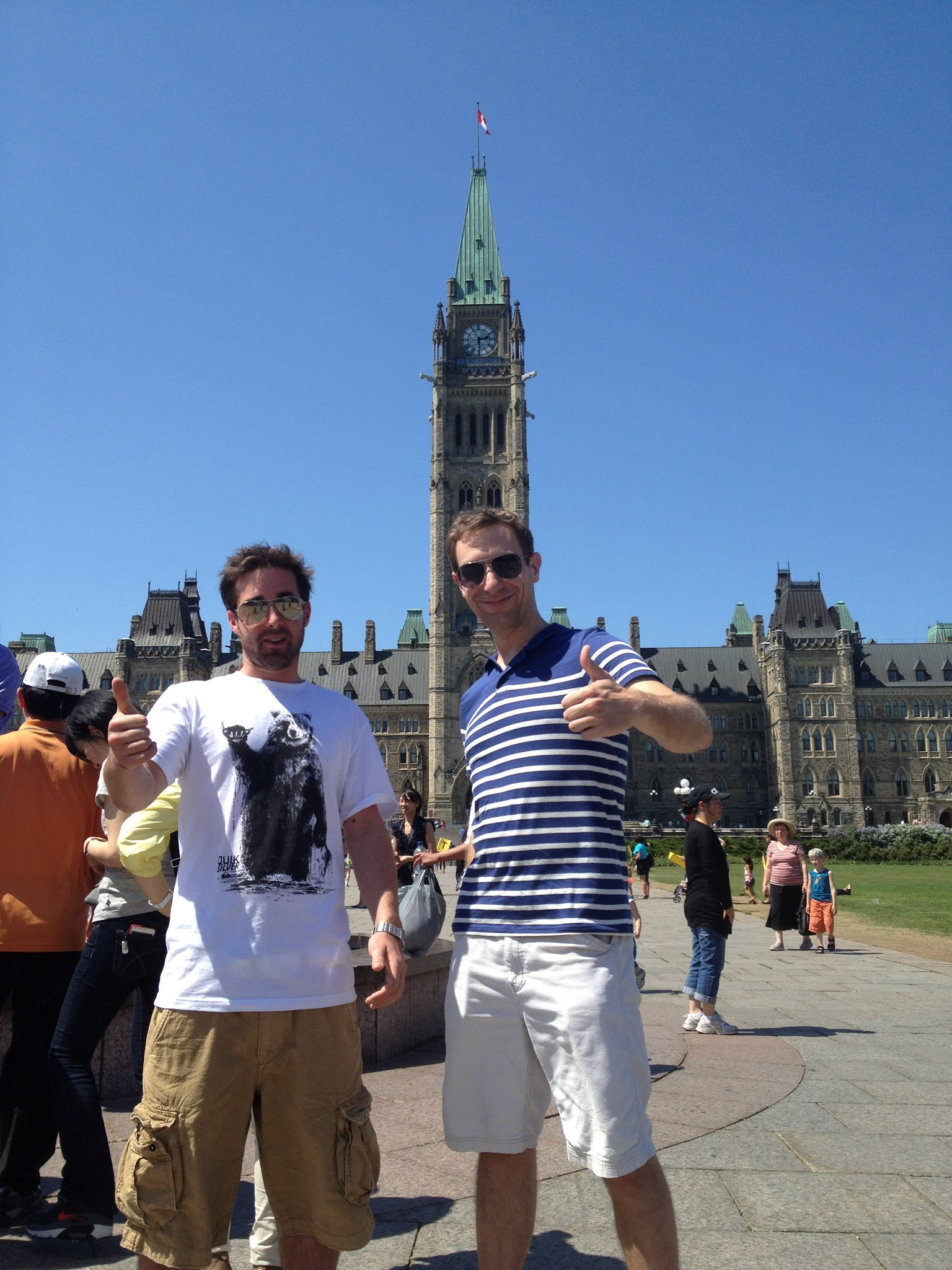 I met up with my friend Ted on Parliament Hill