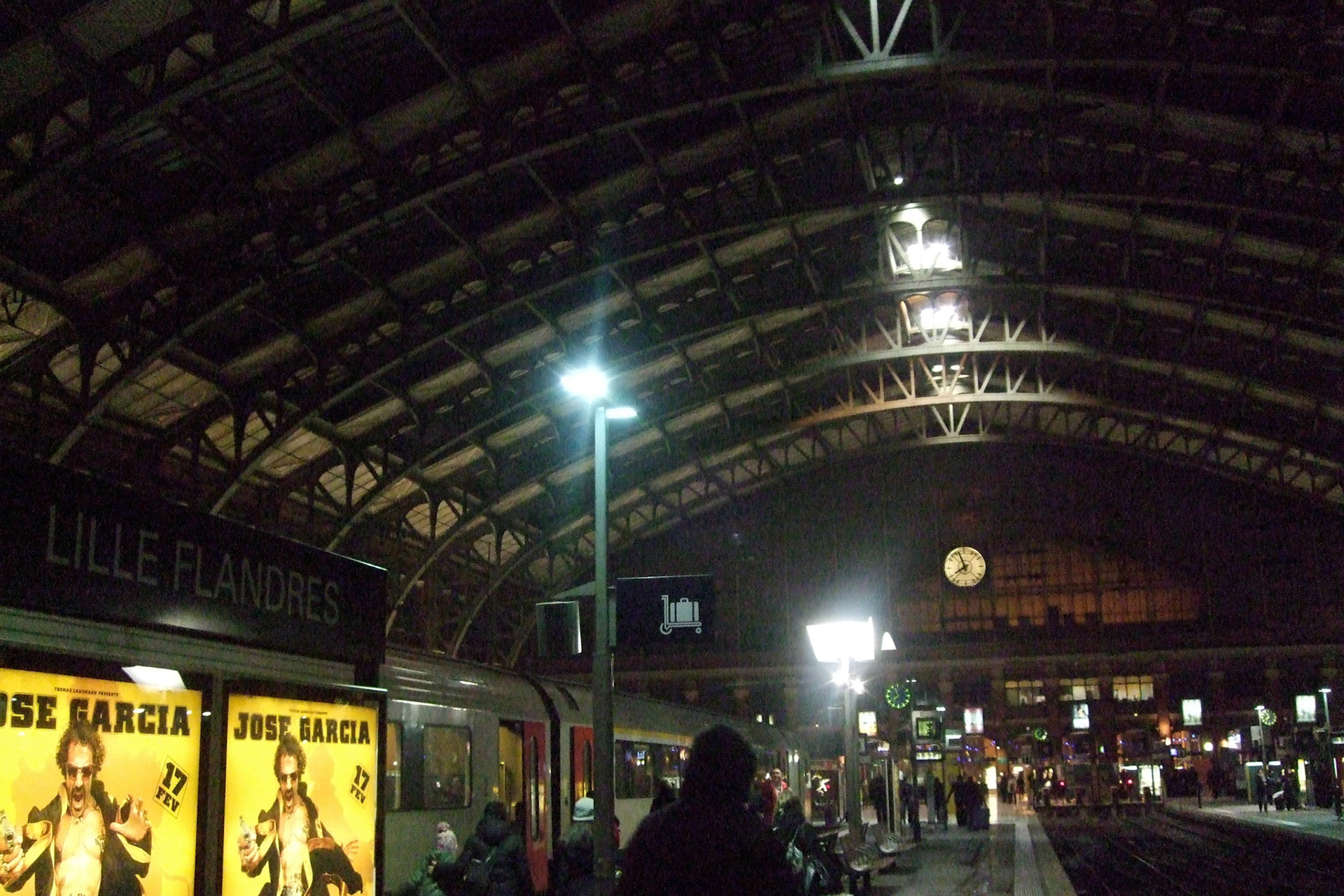 On the train back to Paris, I had a connection in Flanders, Belgium