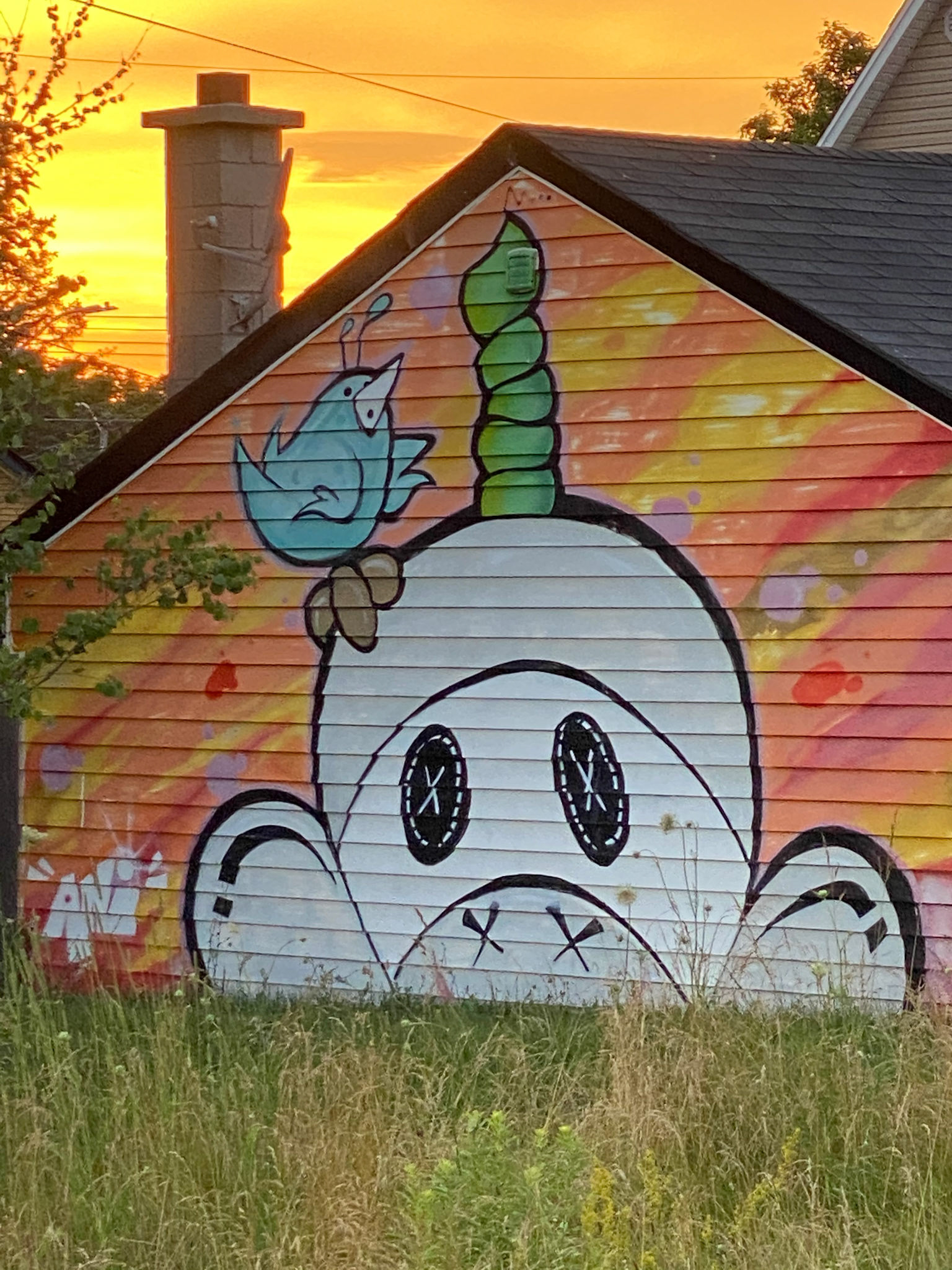 Socially-distant PMCL Pride photo shoot with Jason and Ashley Plant! - super cool graffiti