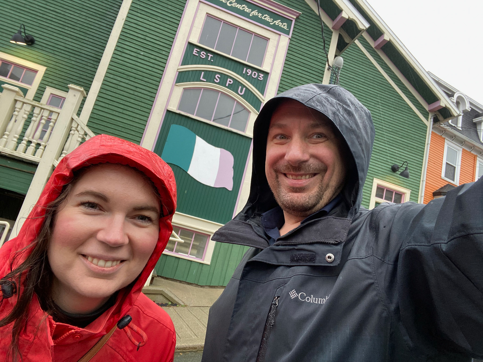 We competed with each other in a fun scavenger hunt of downtown St. John's