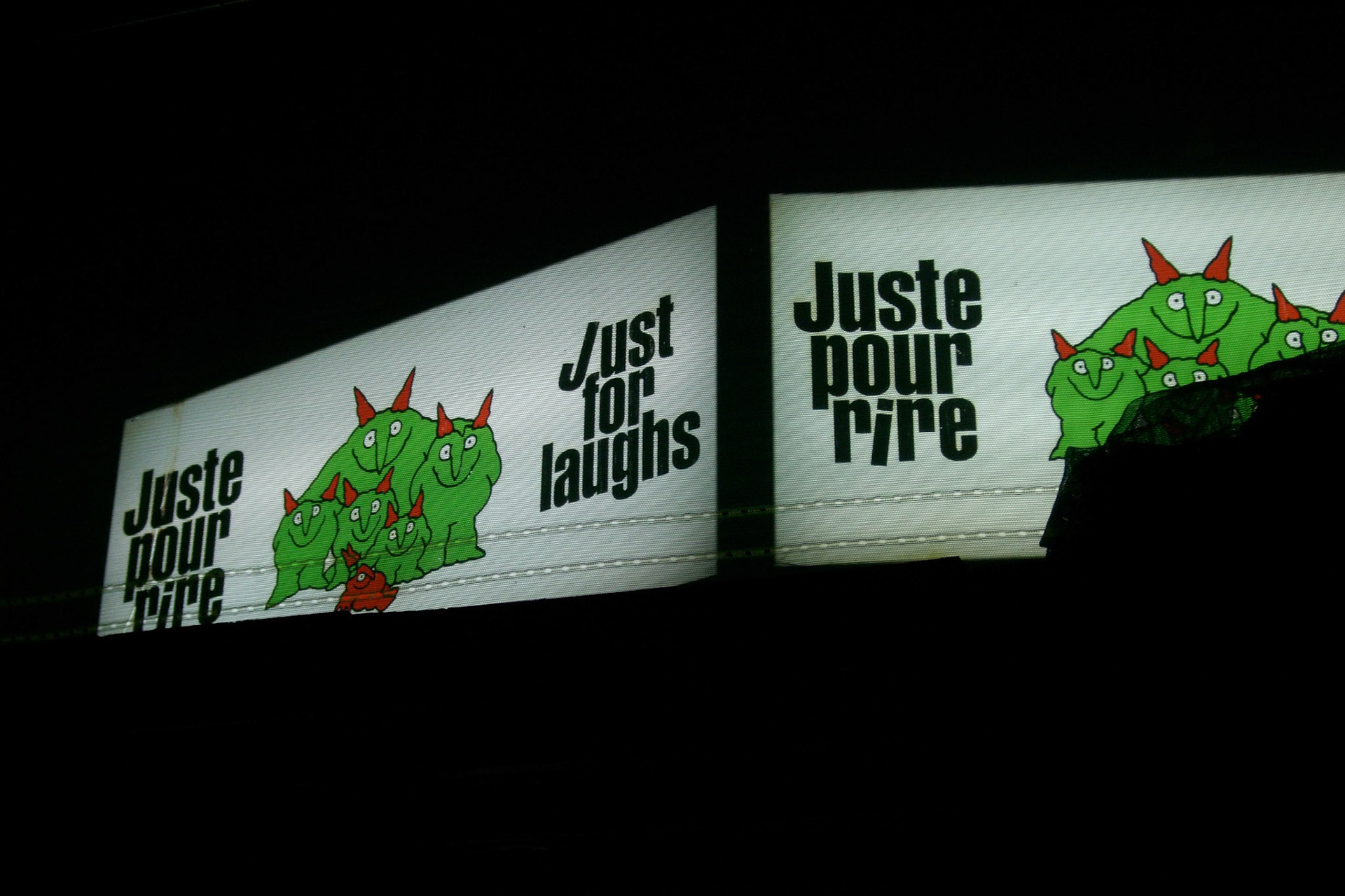 The Just for Laughs stage in Montreal