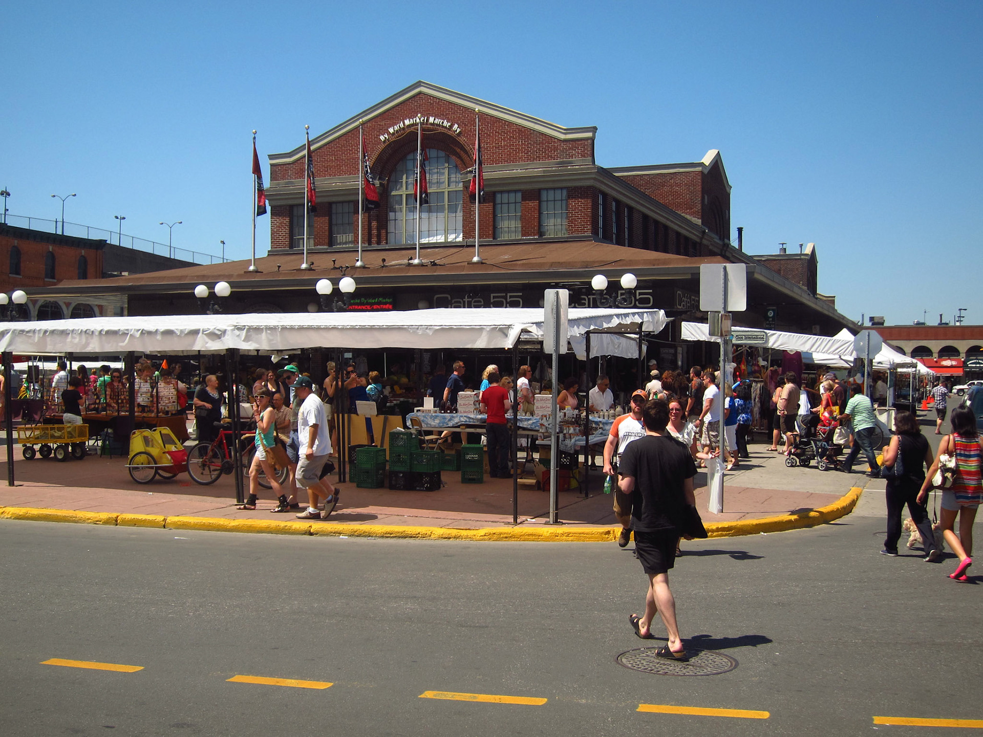 Byward Market was pulsing with busy long weekend crowds