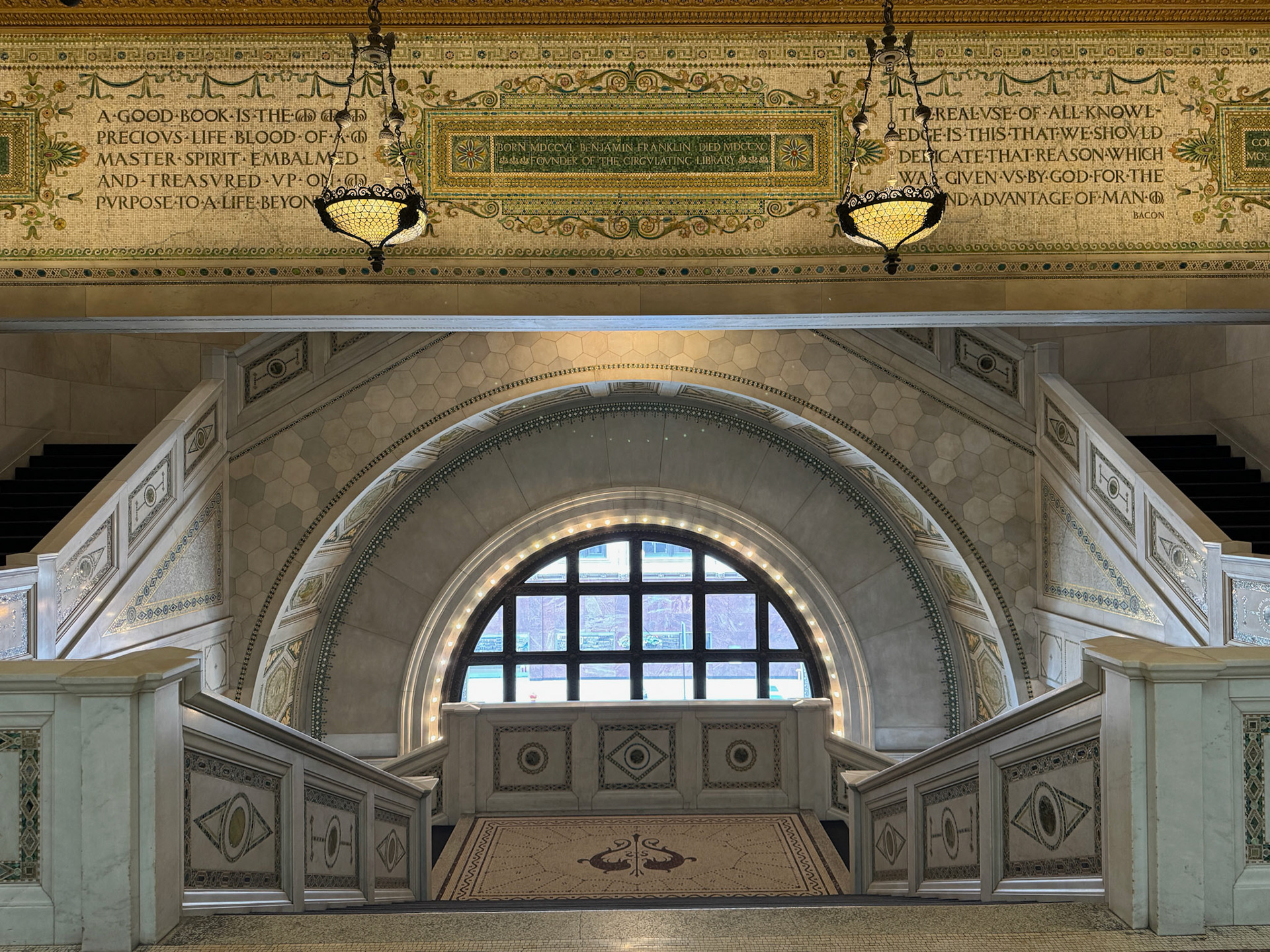 A former library, the Chicago Cultural Centre is one of the most beautiful buildings in Chicago