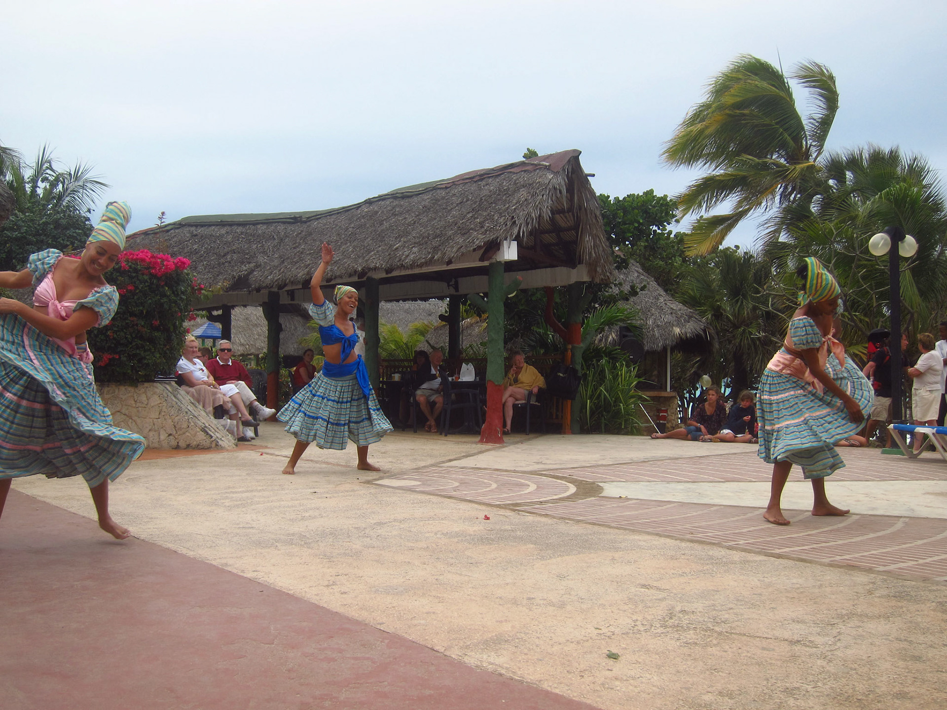 Traditional Cuban dancers at our resort
