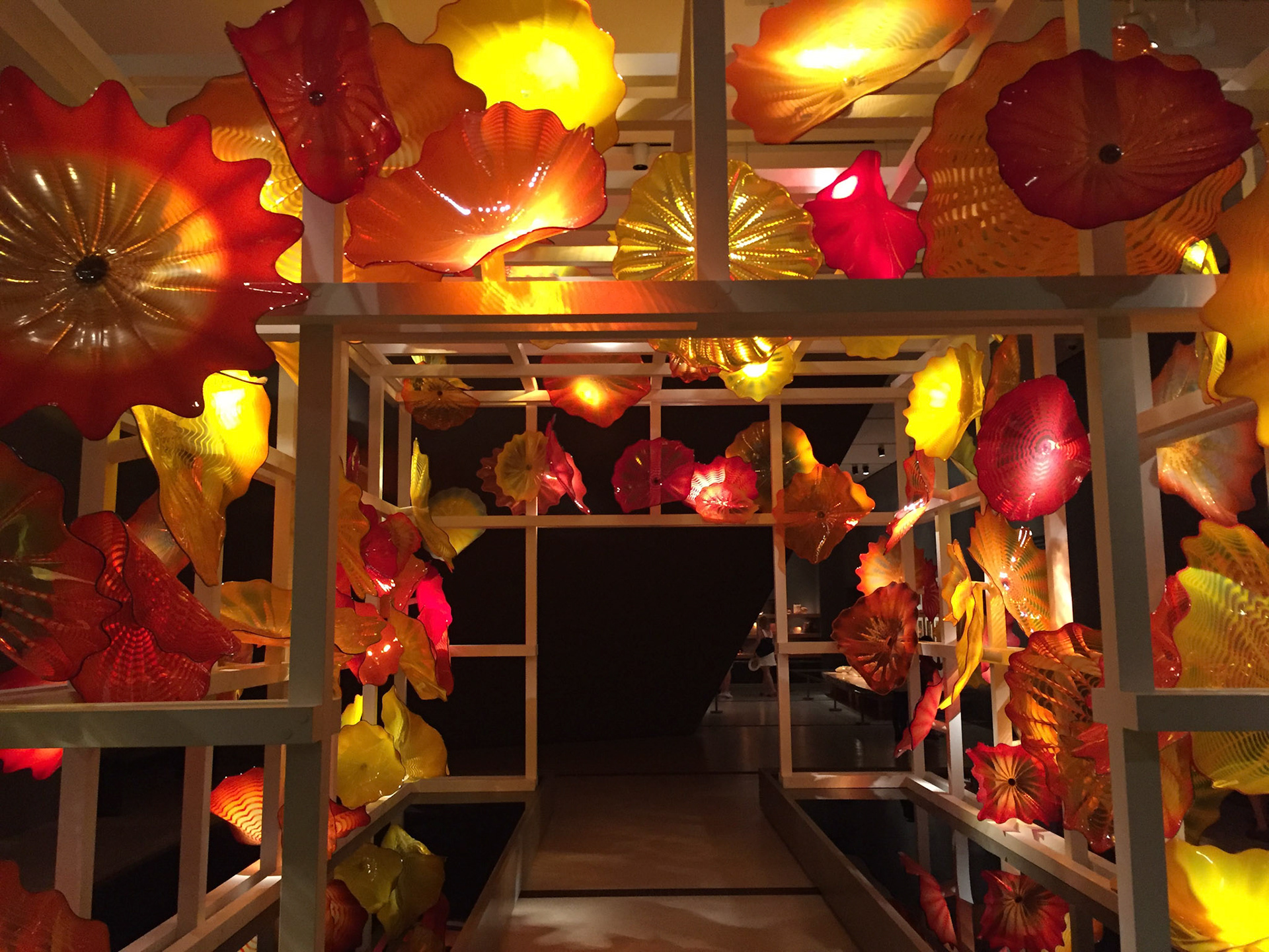 Dale Chihuly's exhibit at the ROM