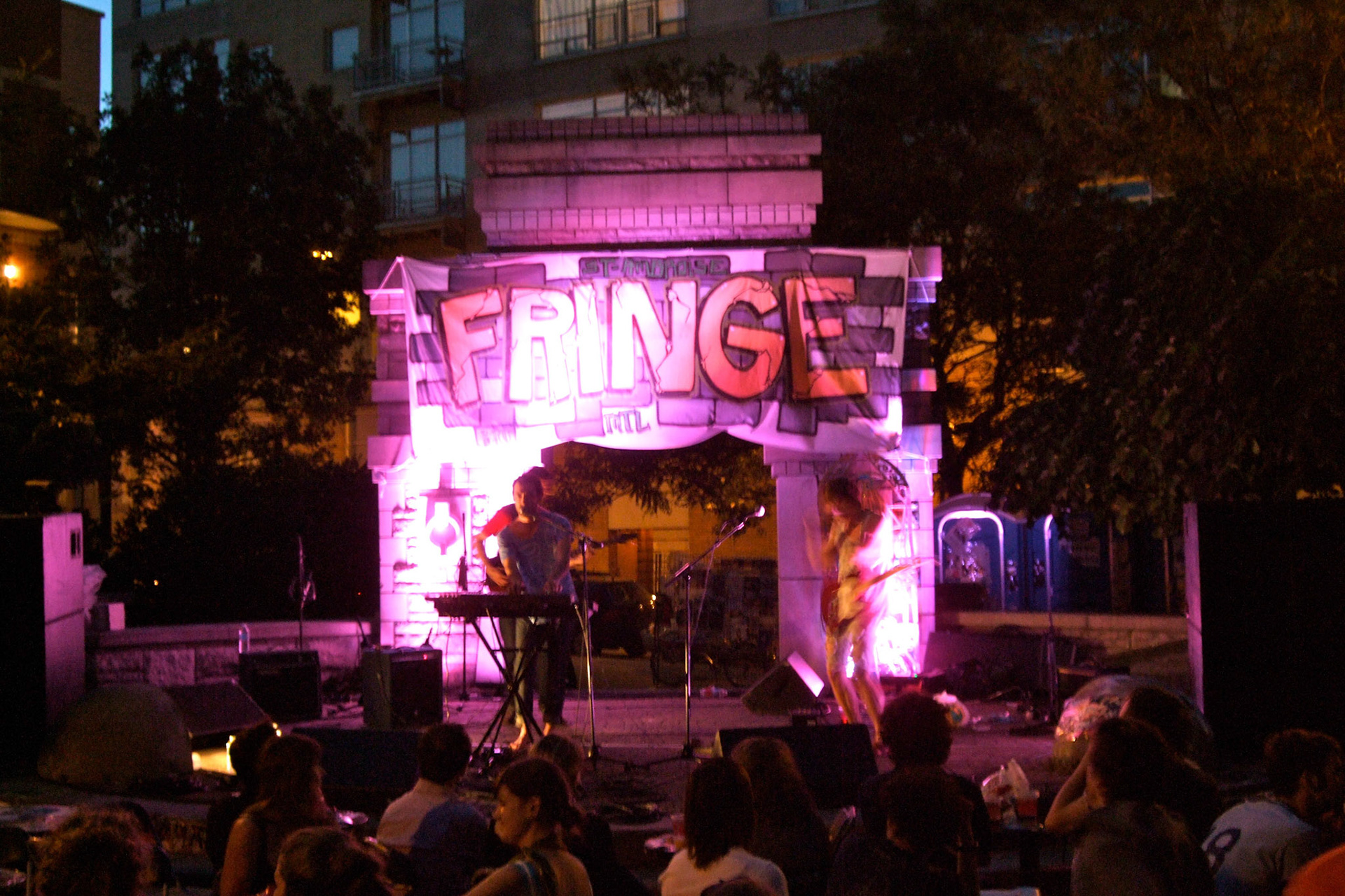 As I was walking along Saint Laurent, I randomly found the Montreal Fringe Festival. Love it when you stumble on great things
