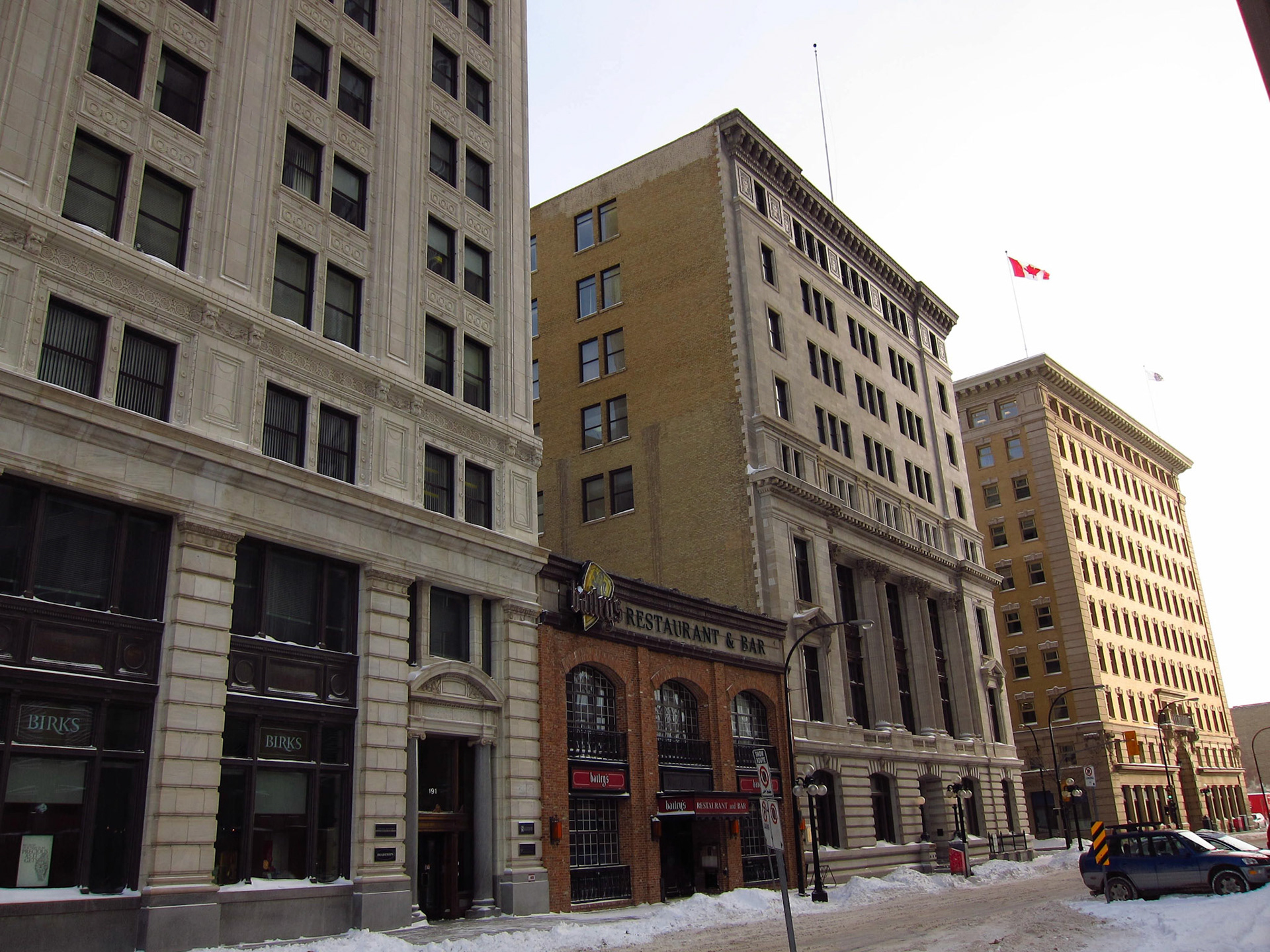 The old area of downtown is the Exchange District: home to the preserved 19th and early 20th century  financial and agriculture industry of Western Canada