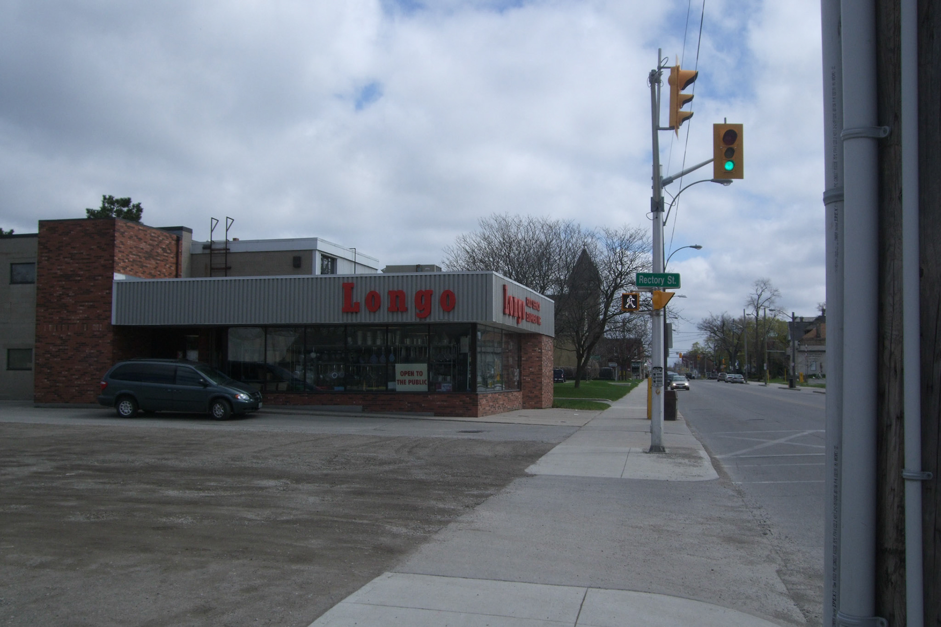 Another desolate parking lot... Old East seemed quiet and moody this morning