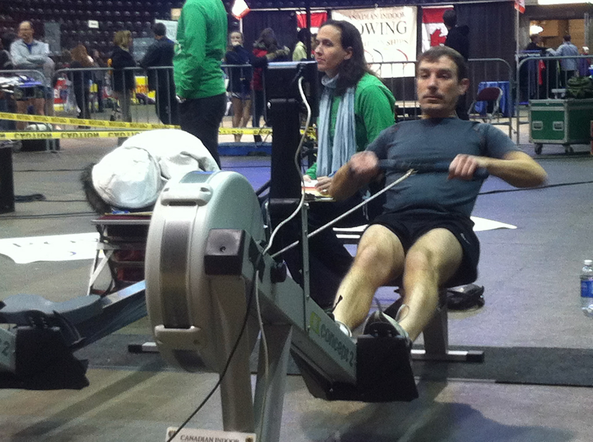 I set a personal best time in the race! Yay :)