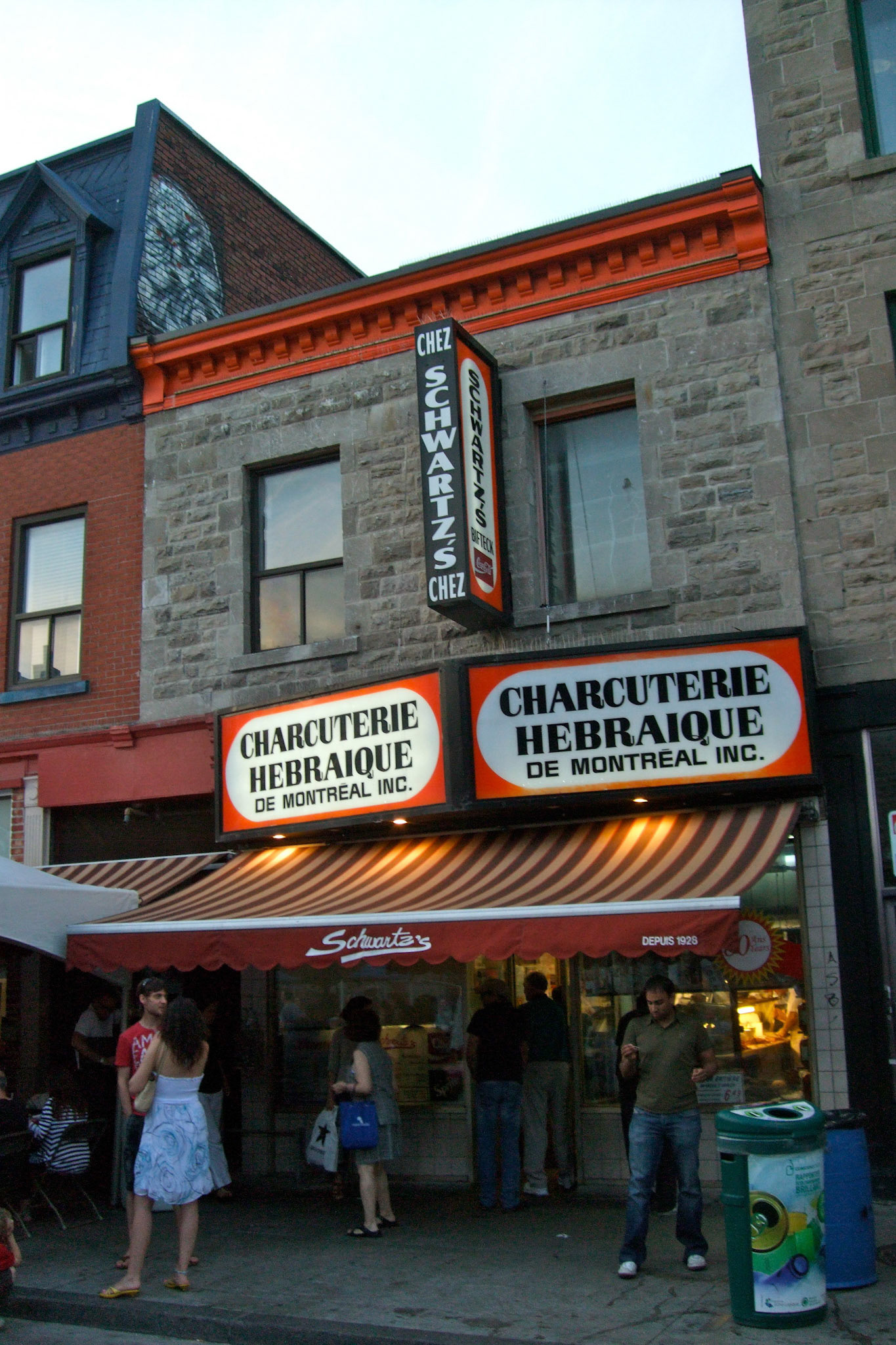 On Saint Laurent, Montreal's most famous deli: Schwartz's