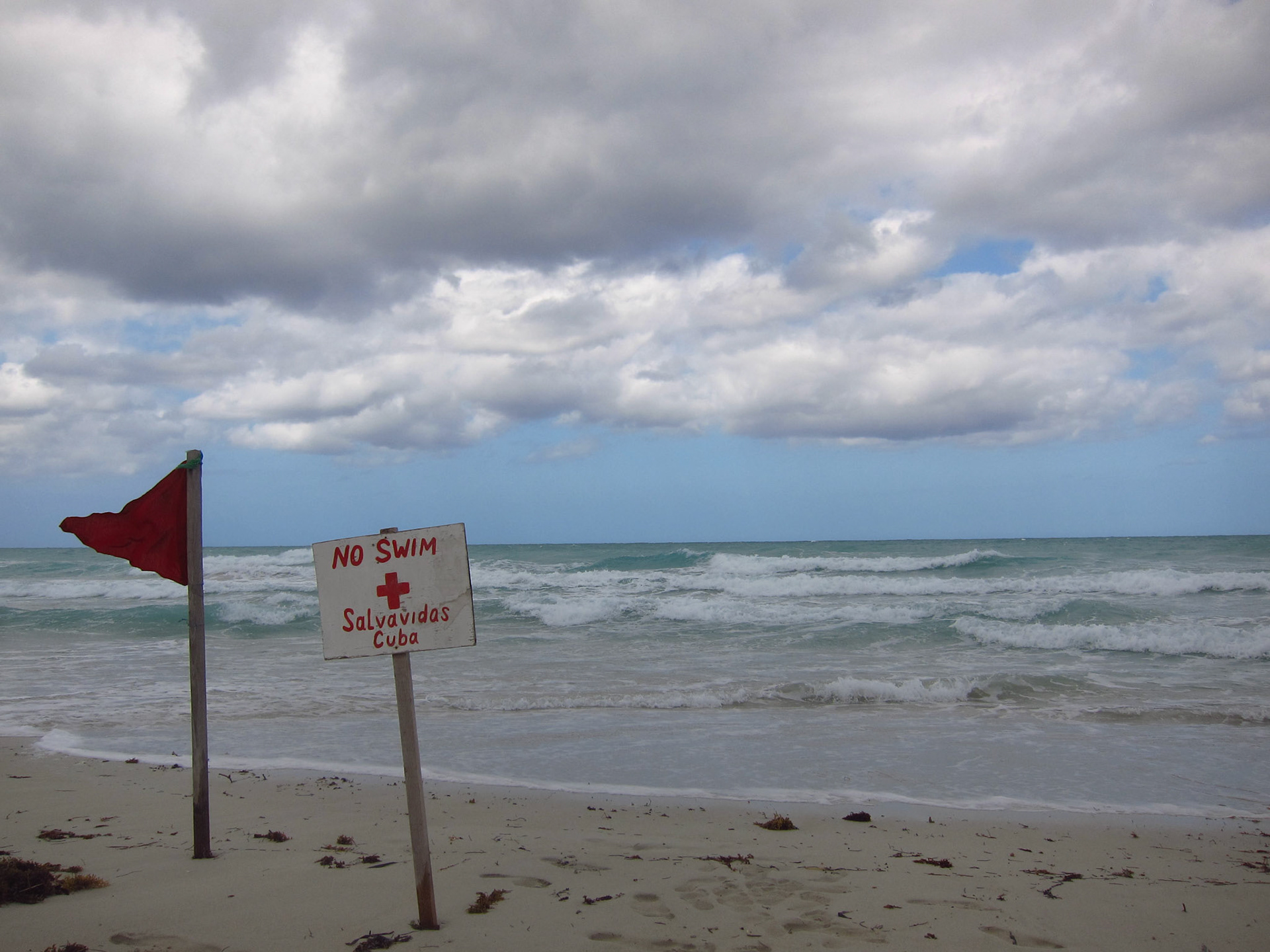 Last day - no swimming due to dangerous waves