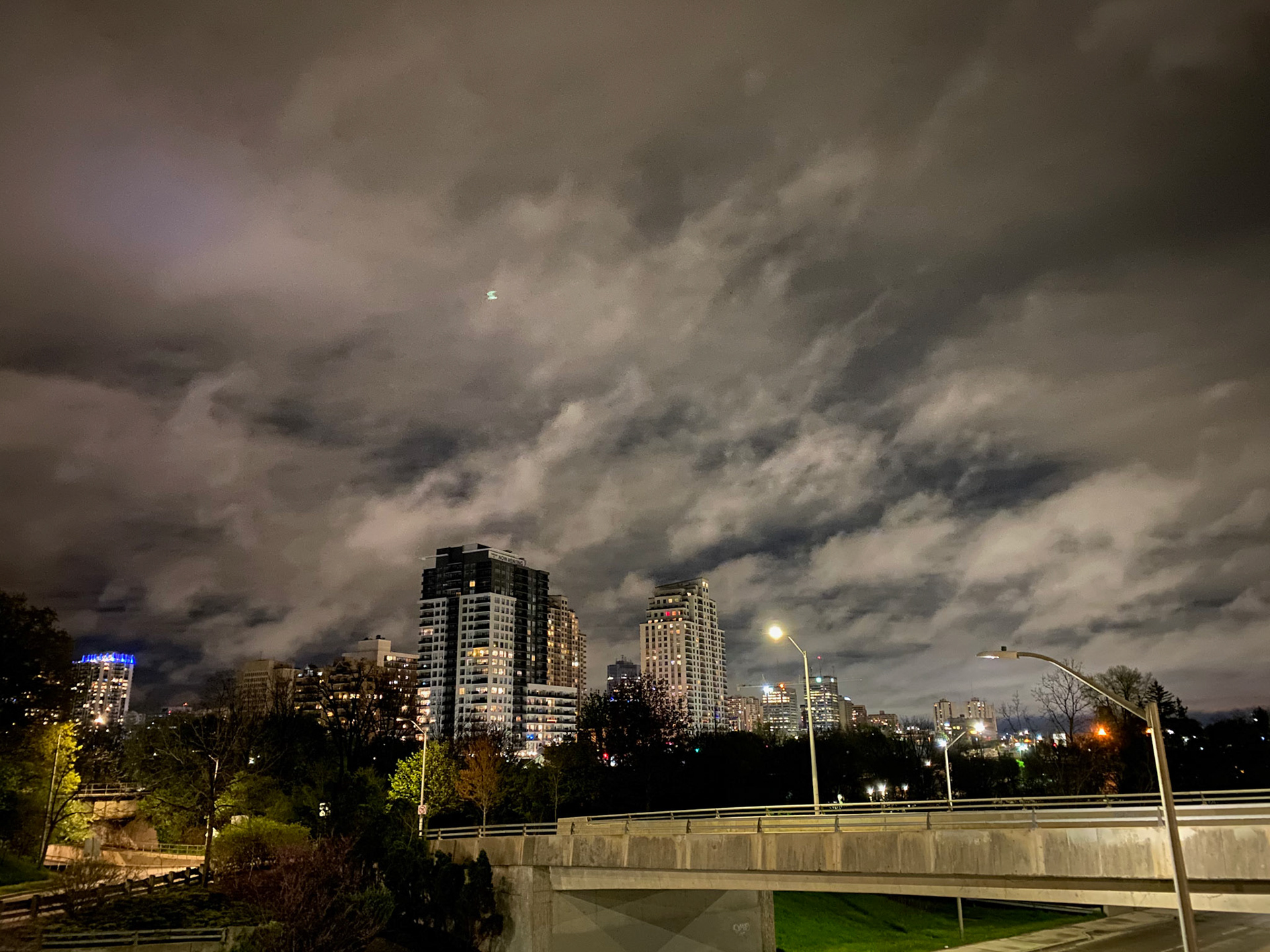 London, Ontario at night - May 4, 2021