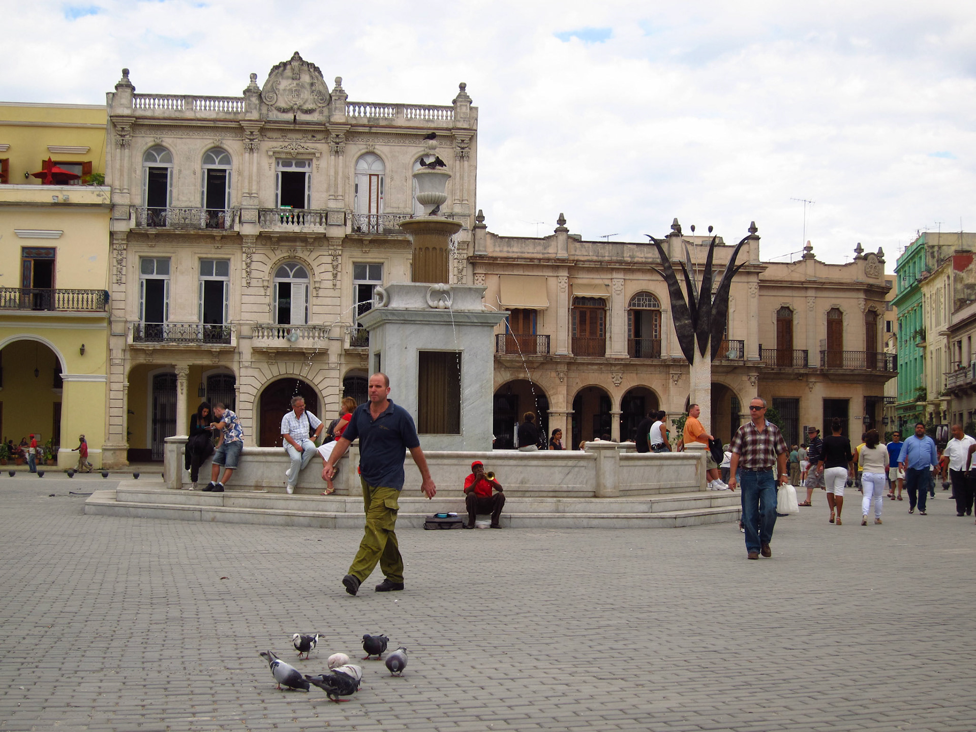 A public square in Havana