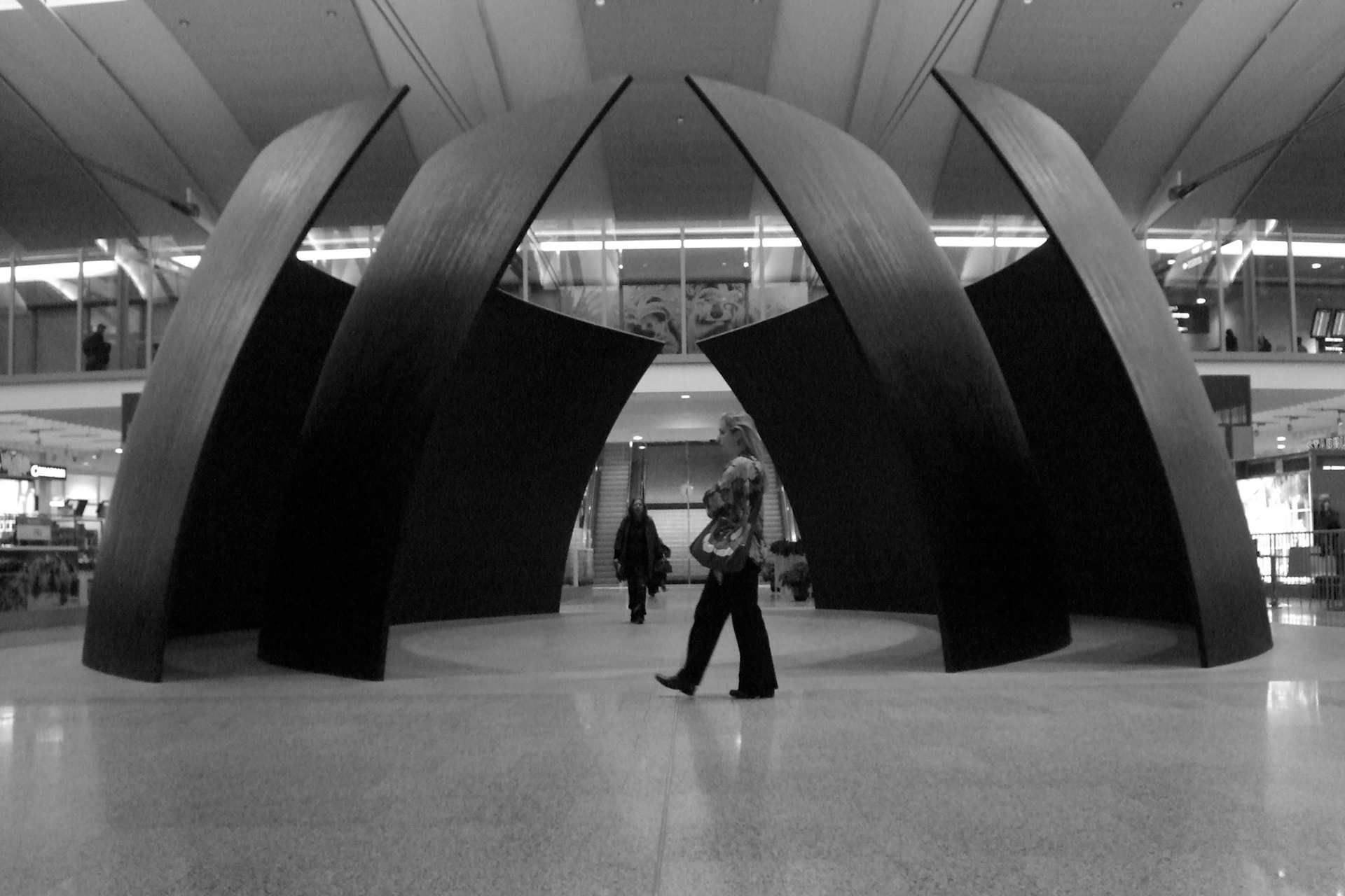 Waiting for our flight to Paris, the scenery at Pearson helped me warm up my photo skills again