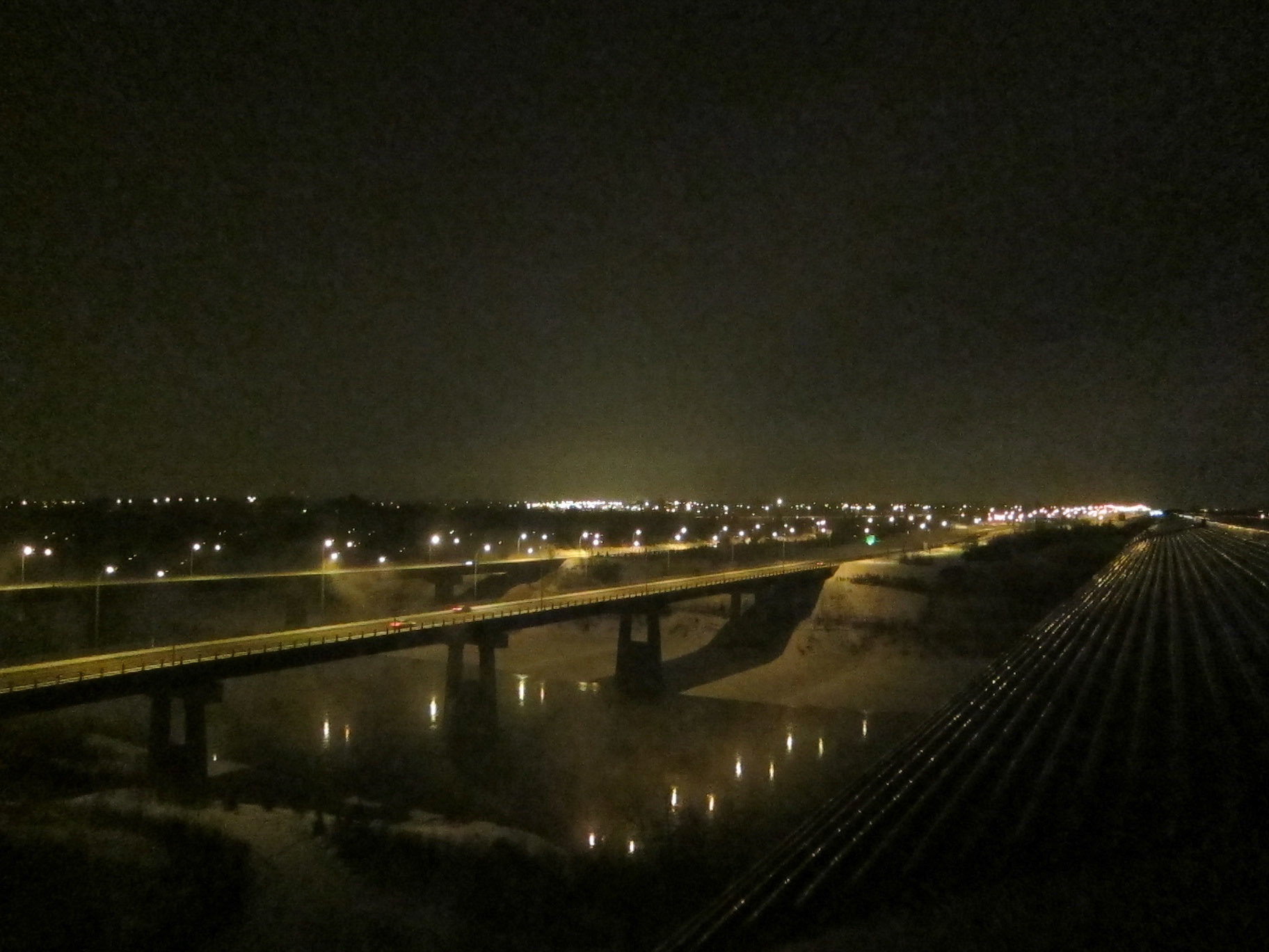 Arriving in the very early morning to Edmonton