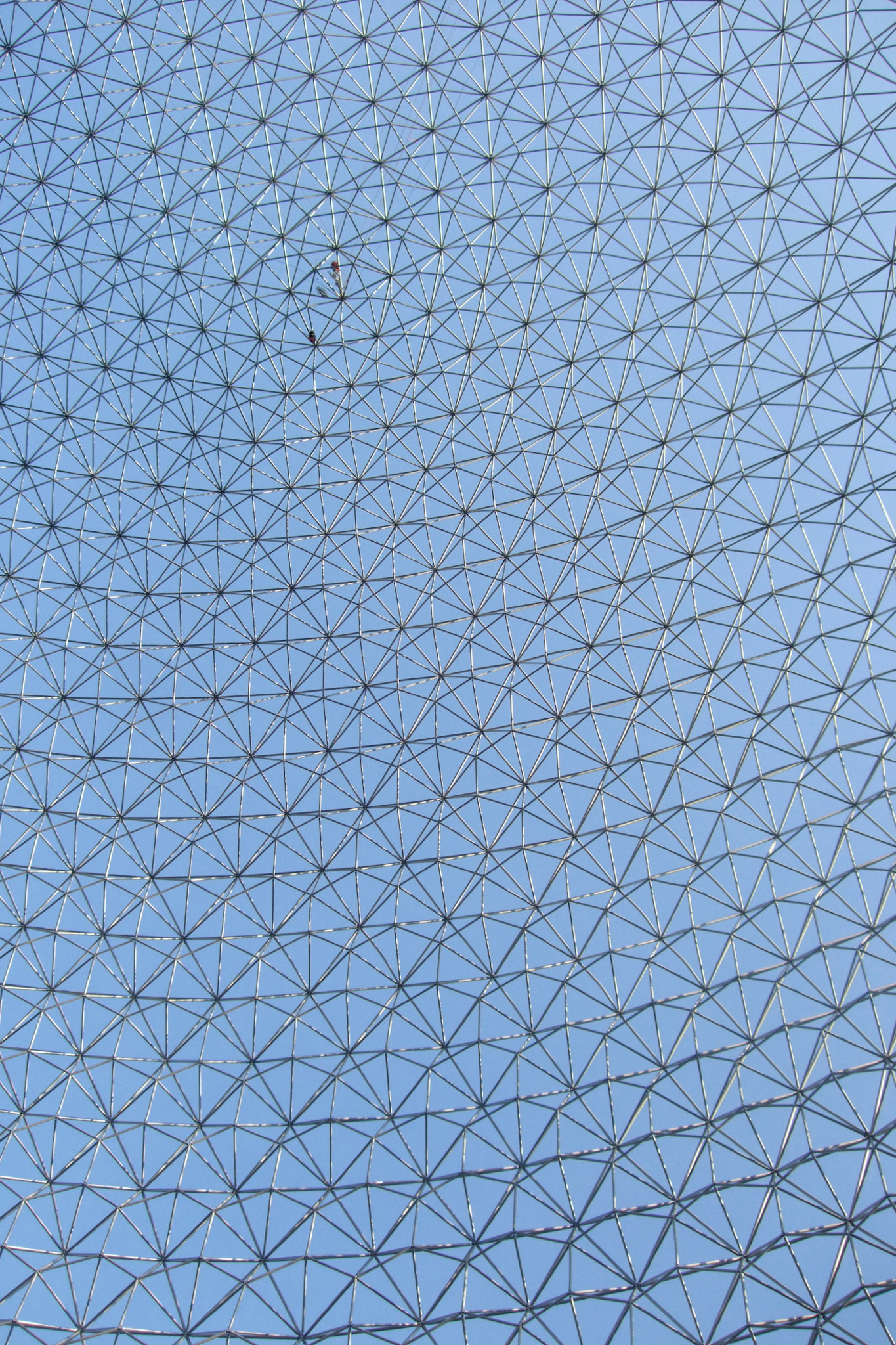 Detail of the geodesic dome structure of the Montreal Biosphere