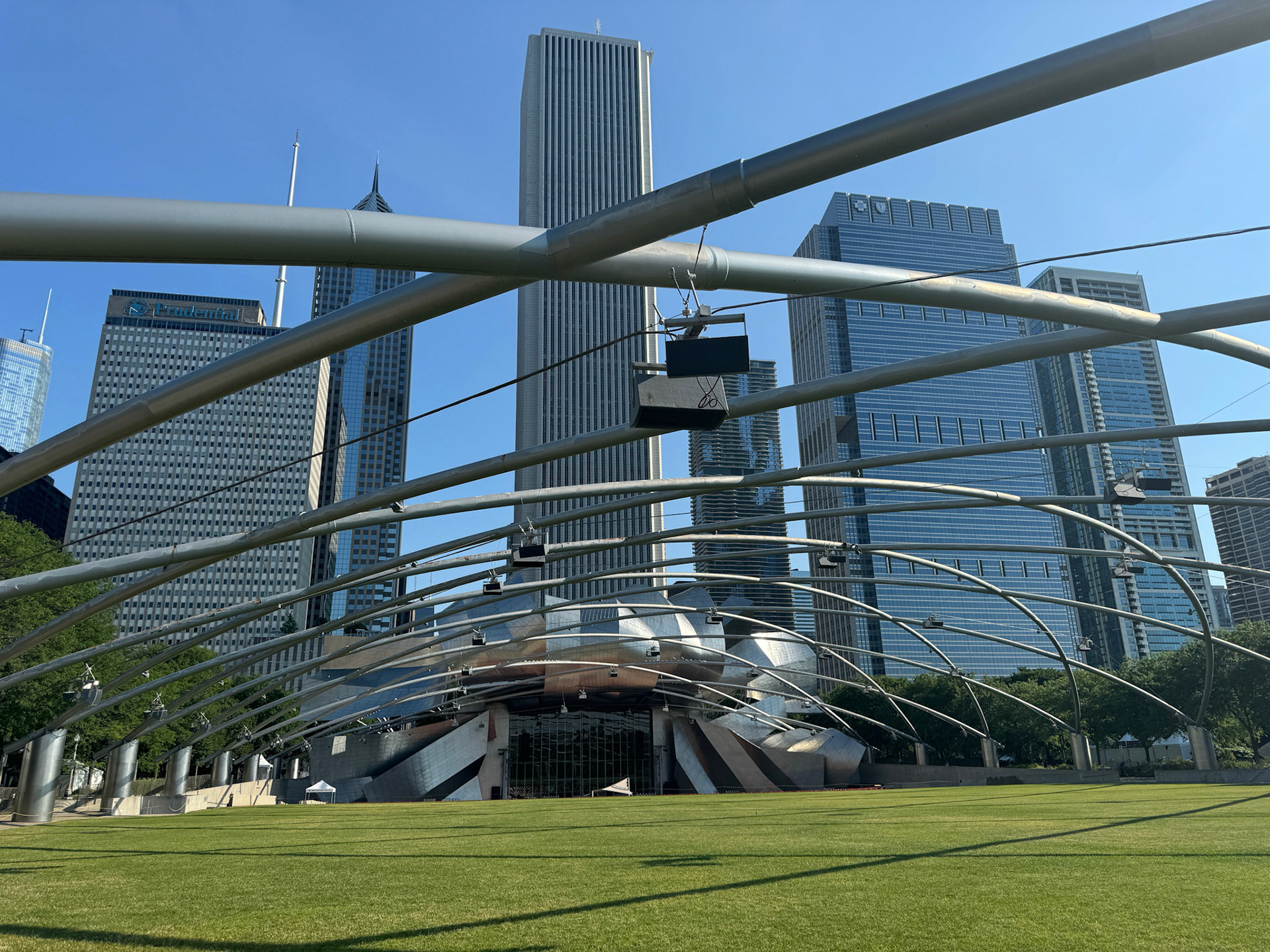 Pritzker Music Pavilion - a beautiful bandshell in Millenium Park