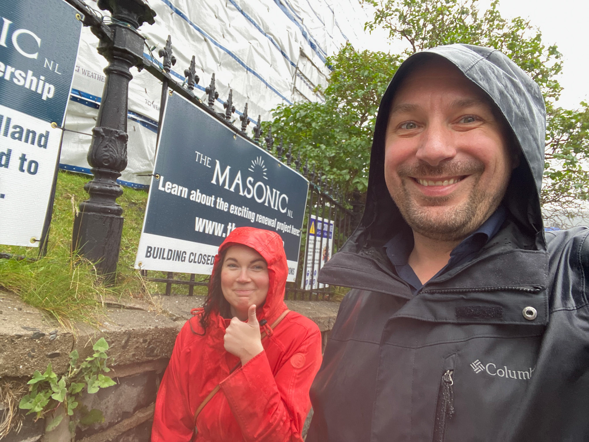 We competed with each other in a fun scavenger hunt of downtown St. John's