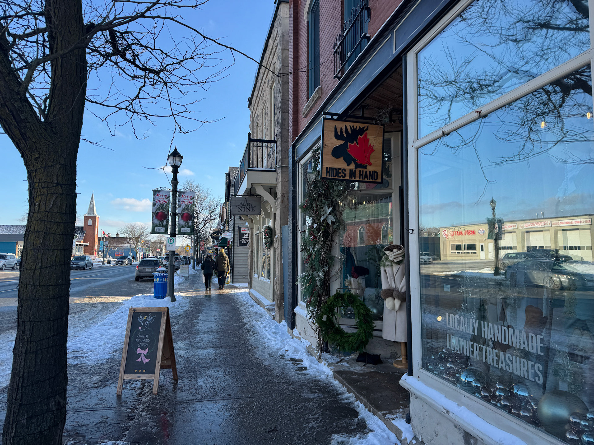 Beautiful storefronts in Erin