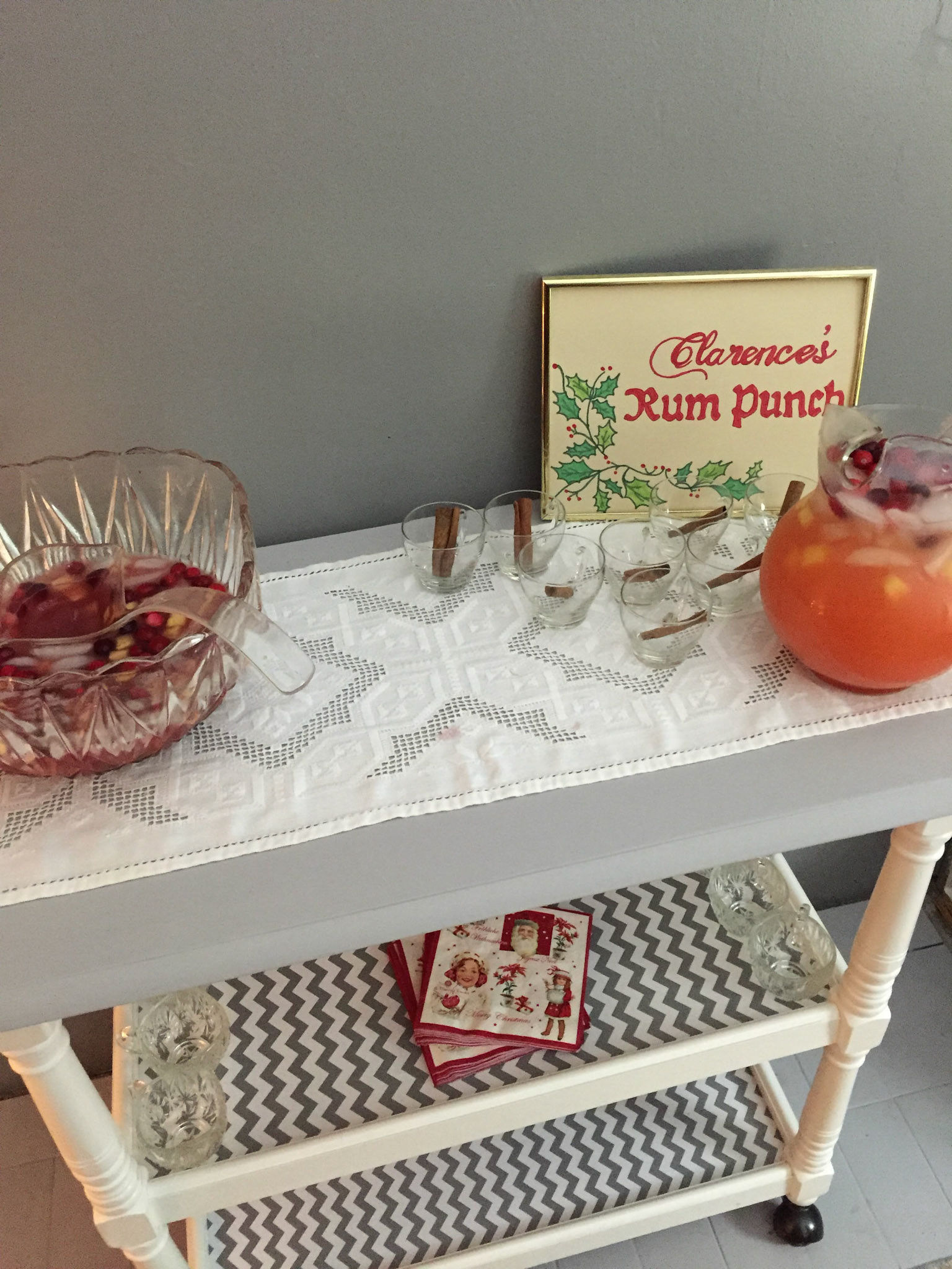 Perhaps a little punch? Everything was themed after "It's a Wonderful Life"