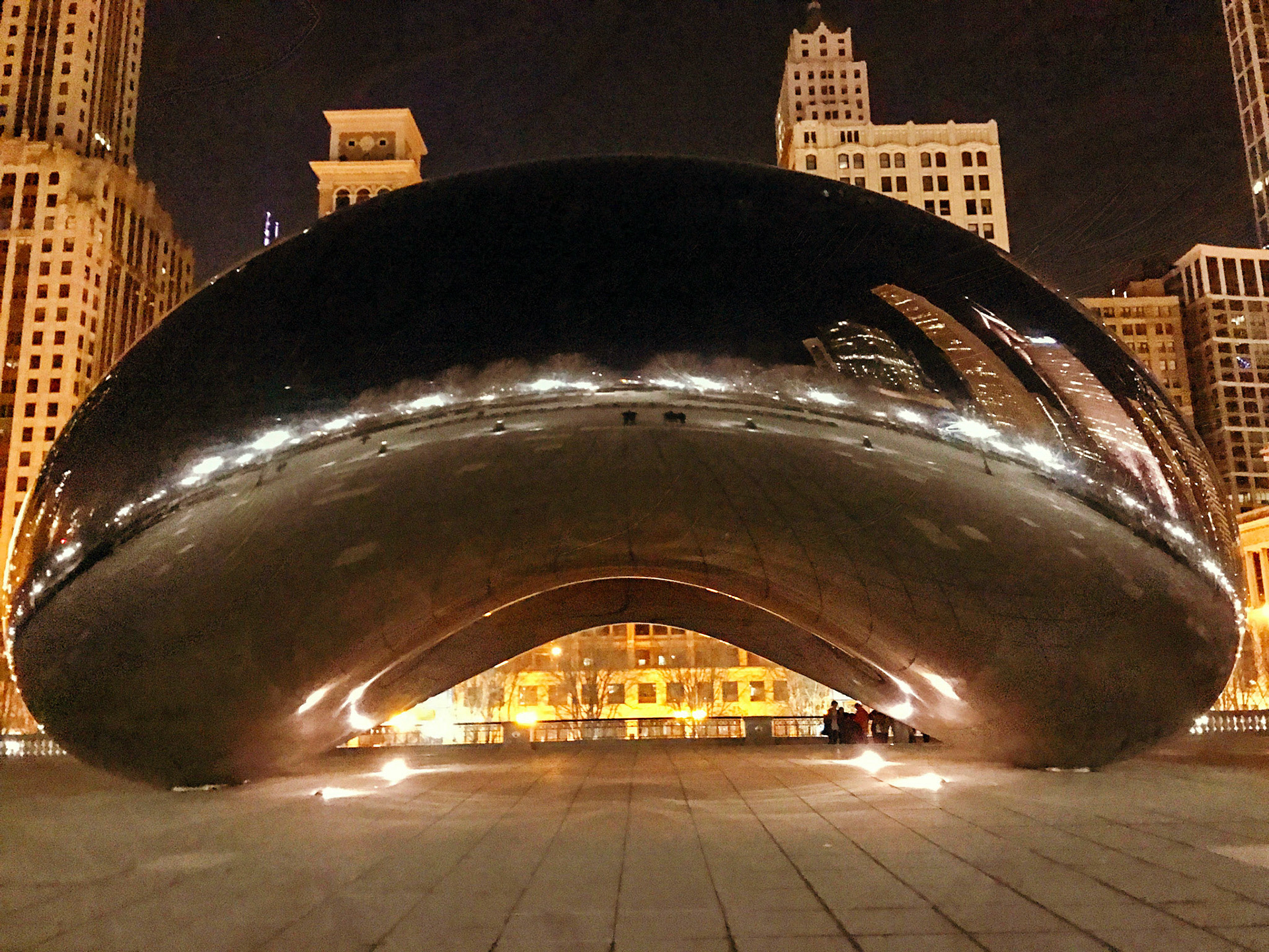 Cloud Gate by night
