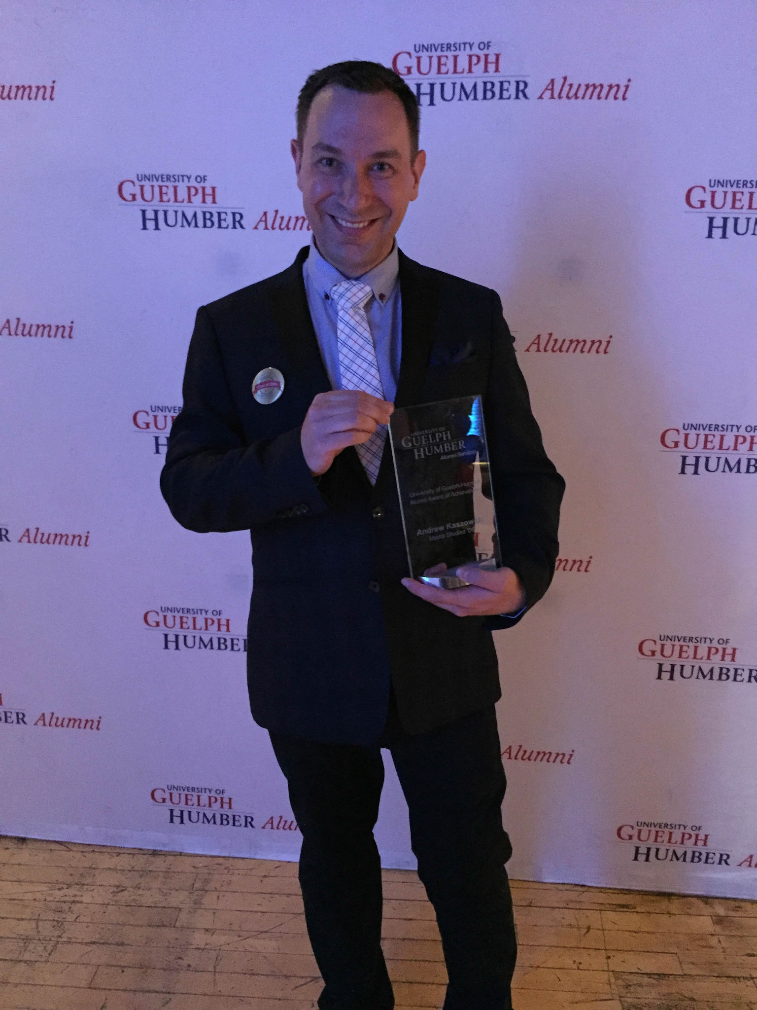 I was humbled to be awarded the Alumni Award of Achievement - what an honour!