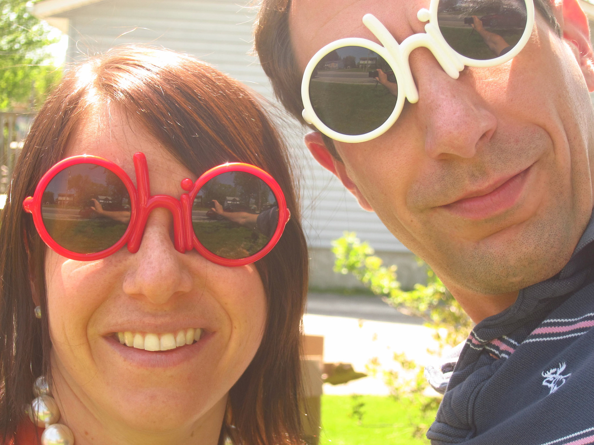 Scenic road trips are more fun with a good friend who isn't afraid to be silly!