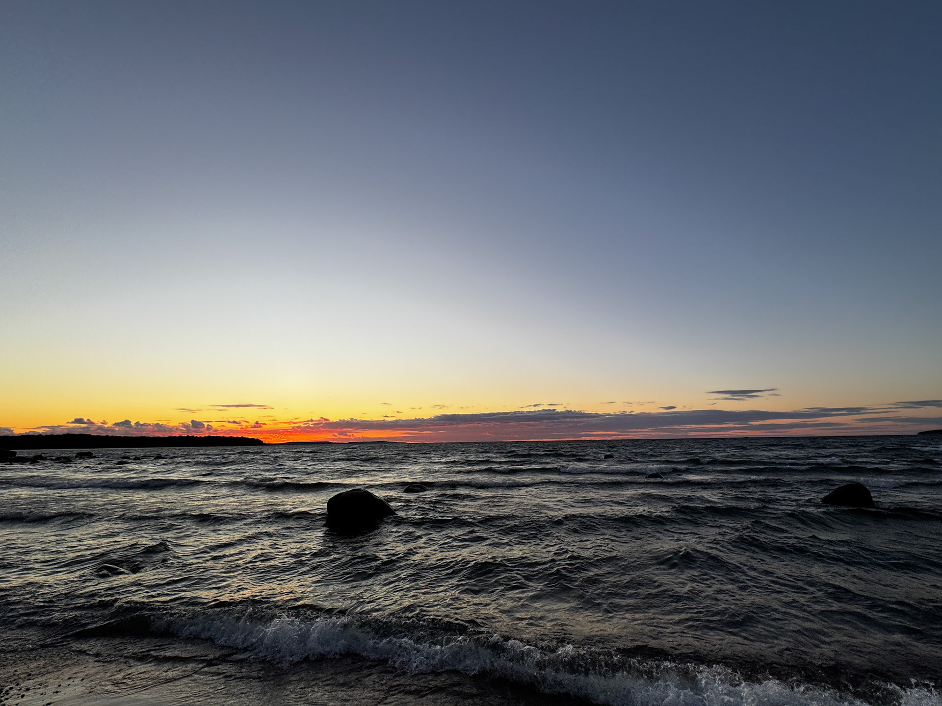 Spent the Labour Day Weekend in 2025 camping at Awenda Provincial Park with Dane and Alan. Check out the beach after sunset on the first evening