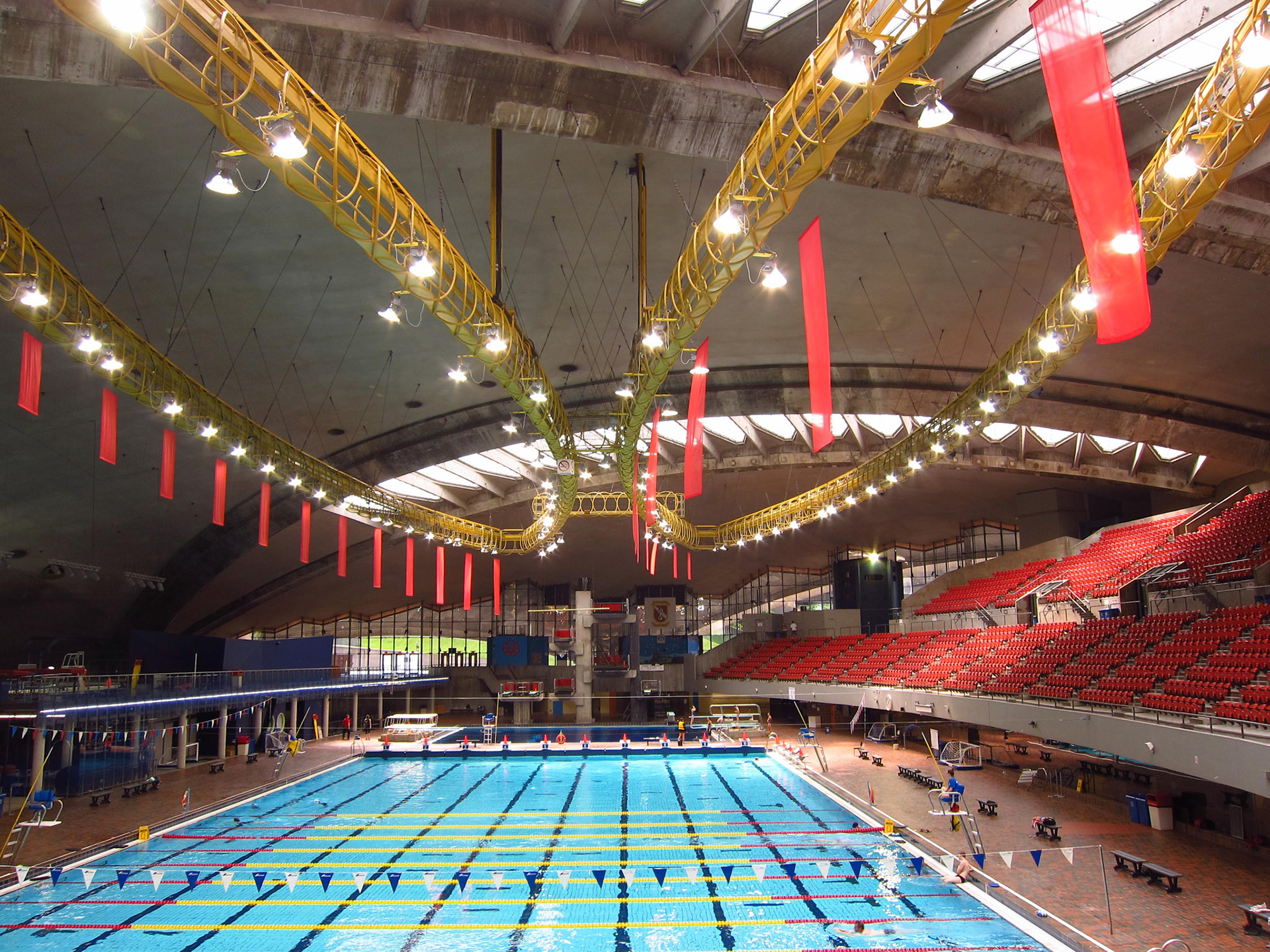 I swam laps in the pool at the Olympic Stadium: the finest pool I have ever swam in!