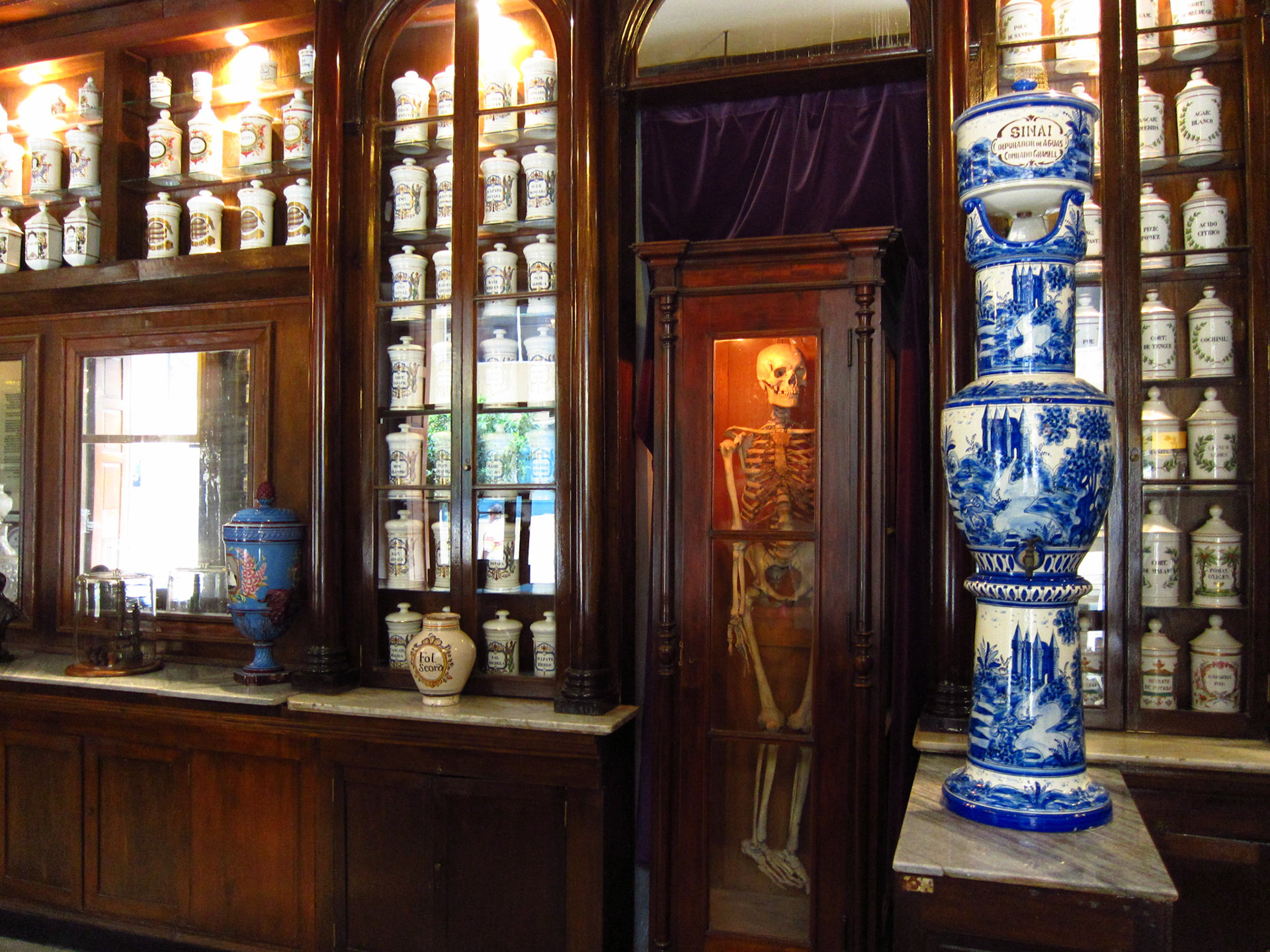 A really neat old pharmacy in Havana