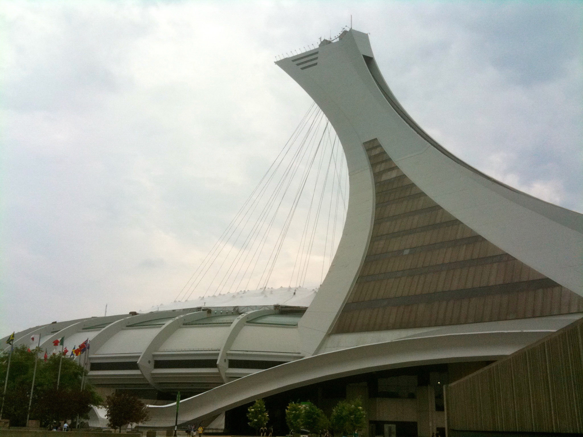 As soon as you see the Olympic Statdium, you can't help but feel a sense of awe. It's out of this world - but totally insane too