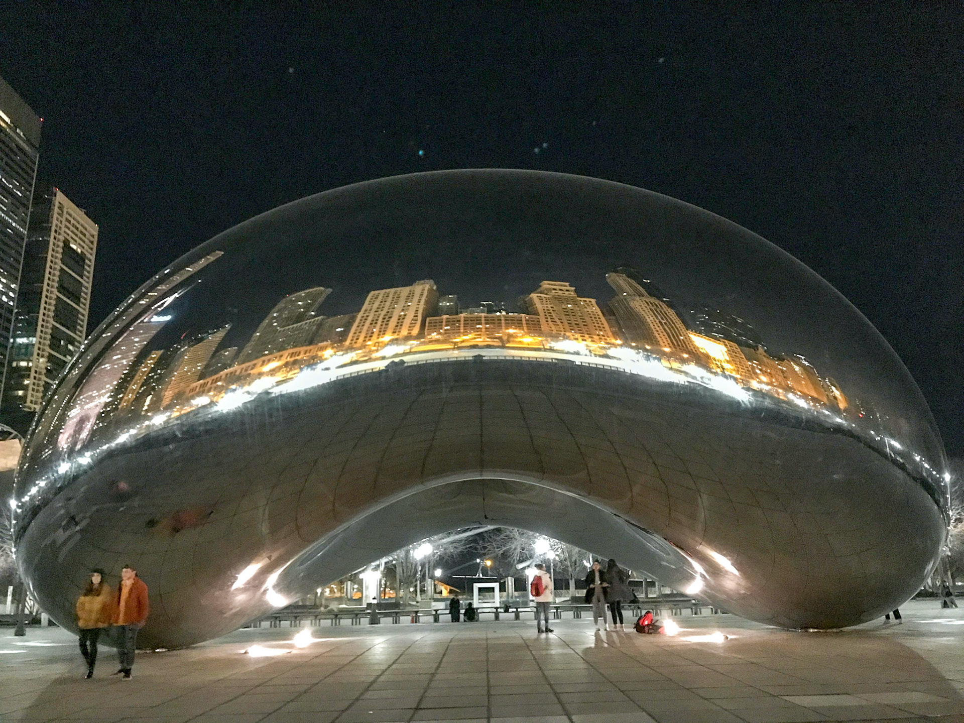 Cloud Gate by night