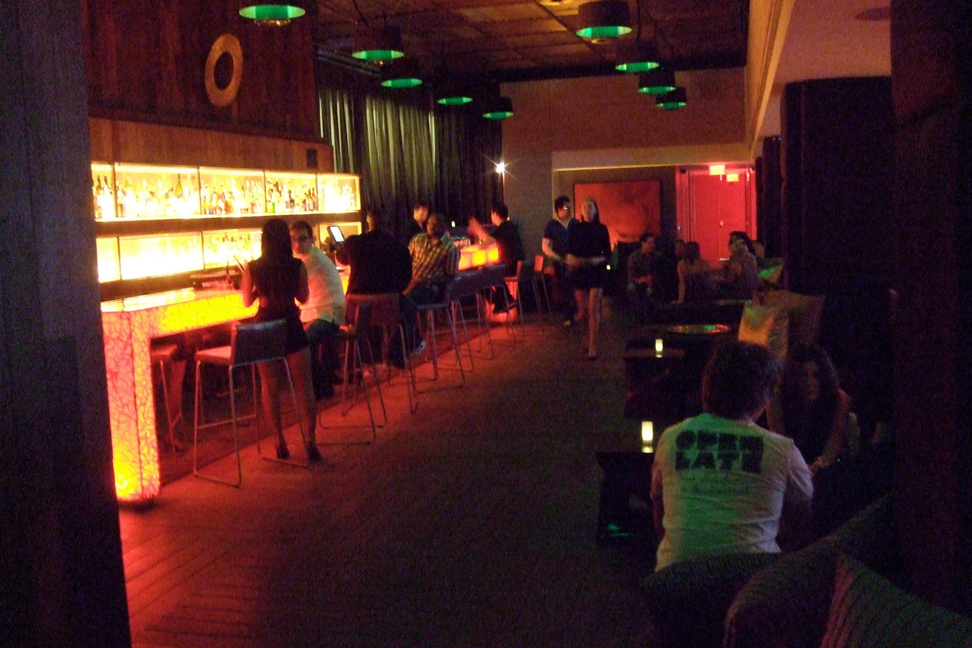 The stylish bar at the W Hotel Montreal