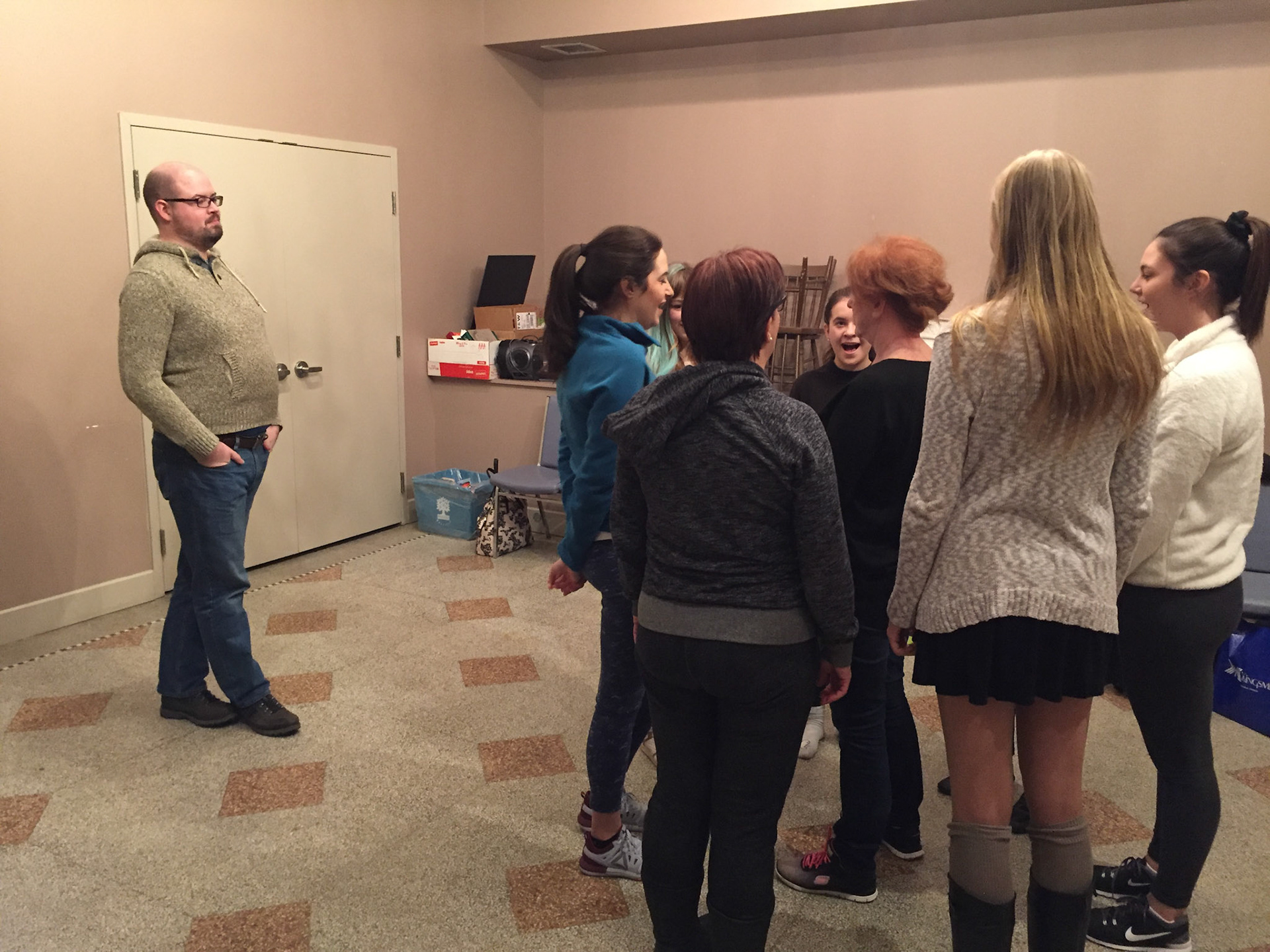 The chorus gets to know each other