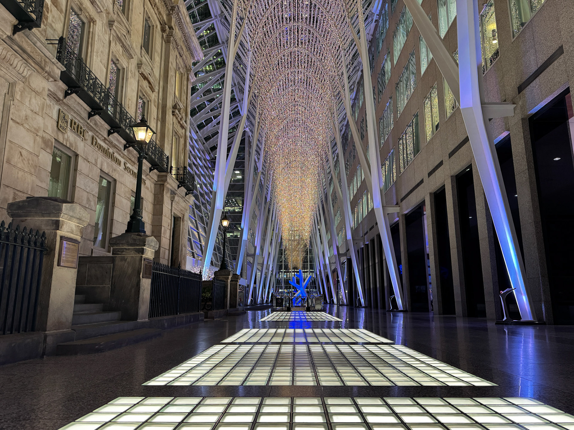 Brookfield Place all done up for Christmas