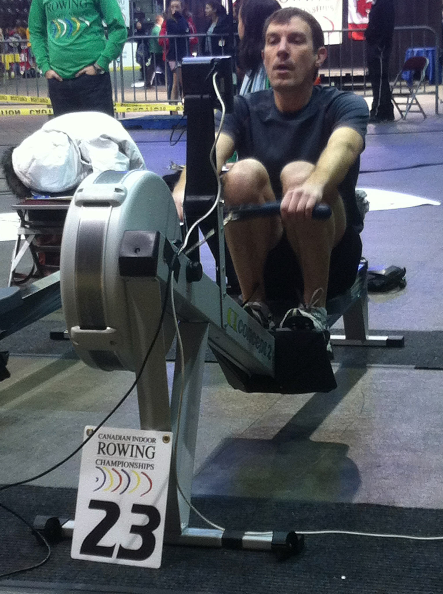 I set a personal best time in the race! Yay :)