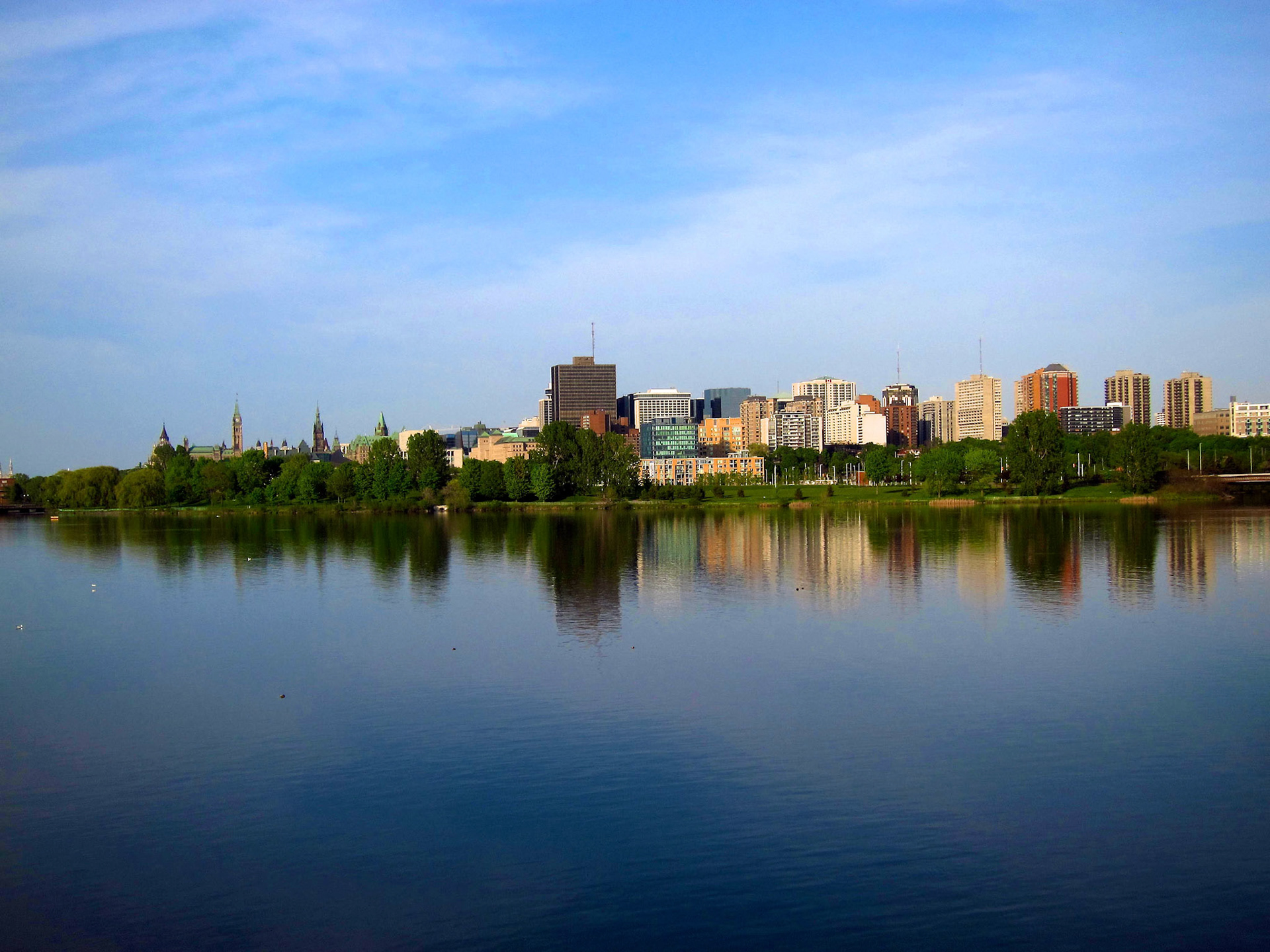 This is why I wanted to explore the rail bridge: a killer view of the Ottawa skyline across the Ottawa River