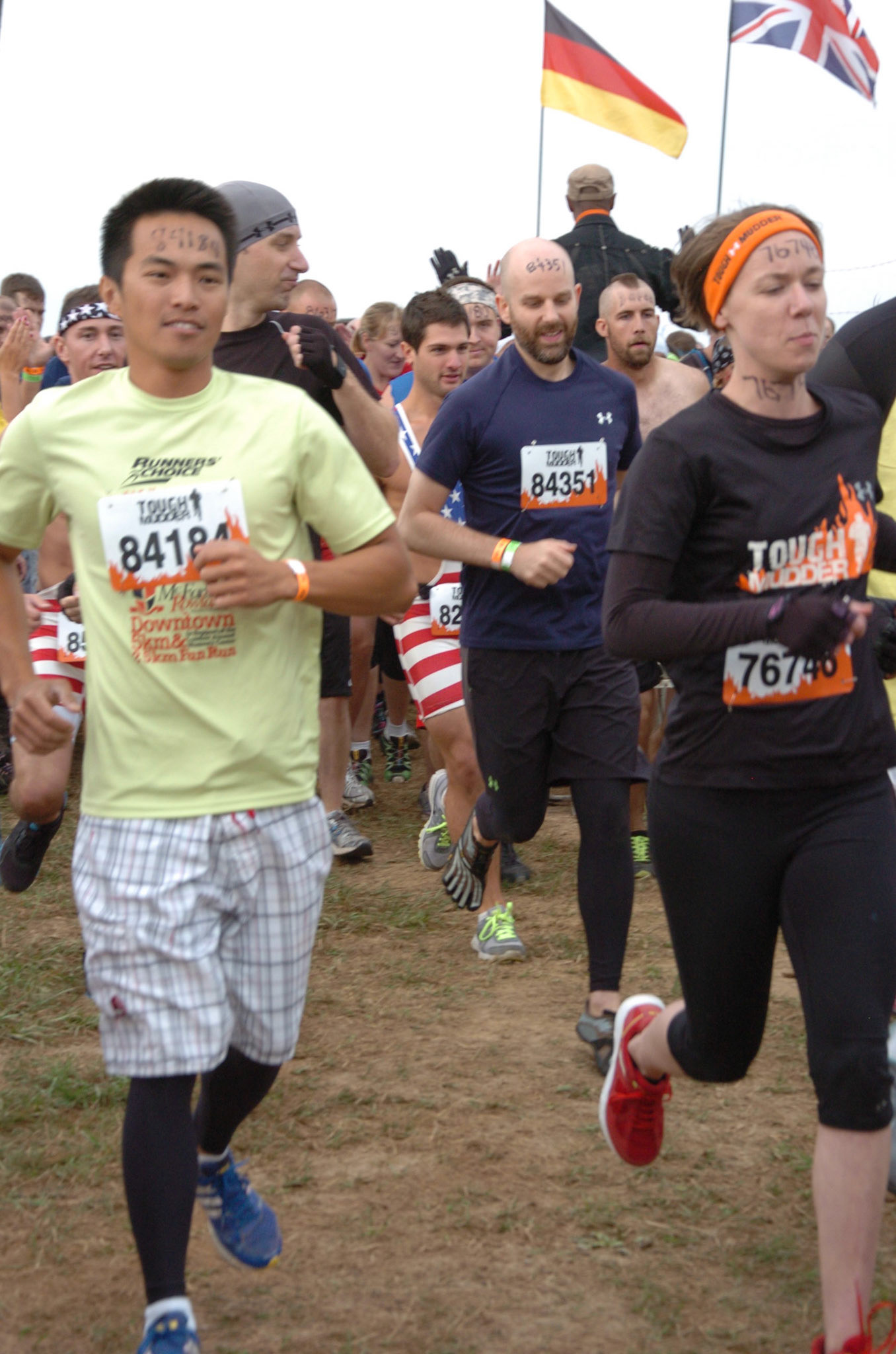 Tough Mudder starting line