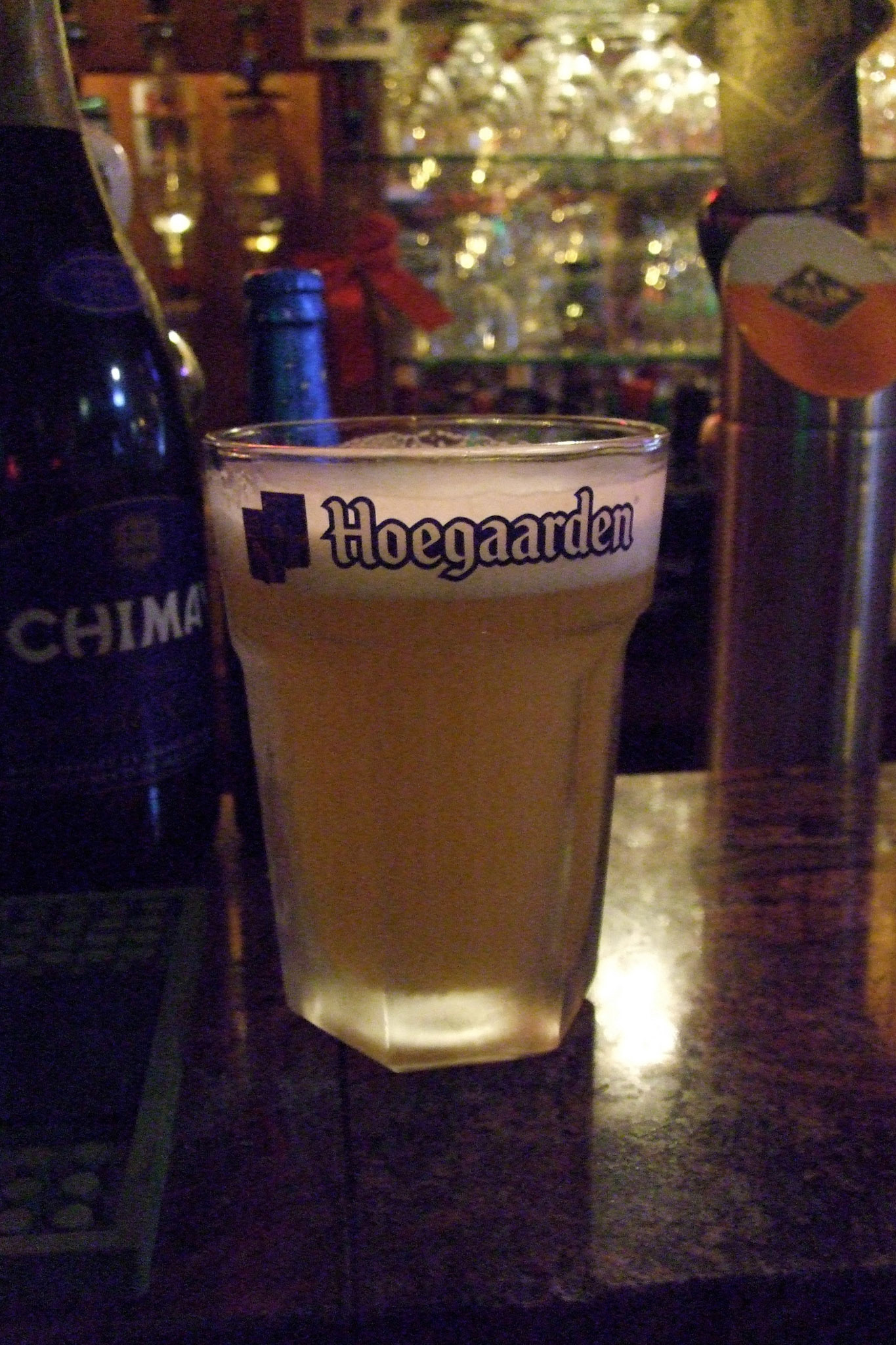 Must do in Belgium task #3: Hoegaarden; check! (also sampled fresh chocolate, check!)