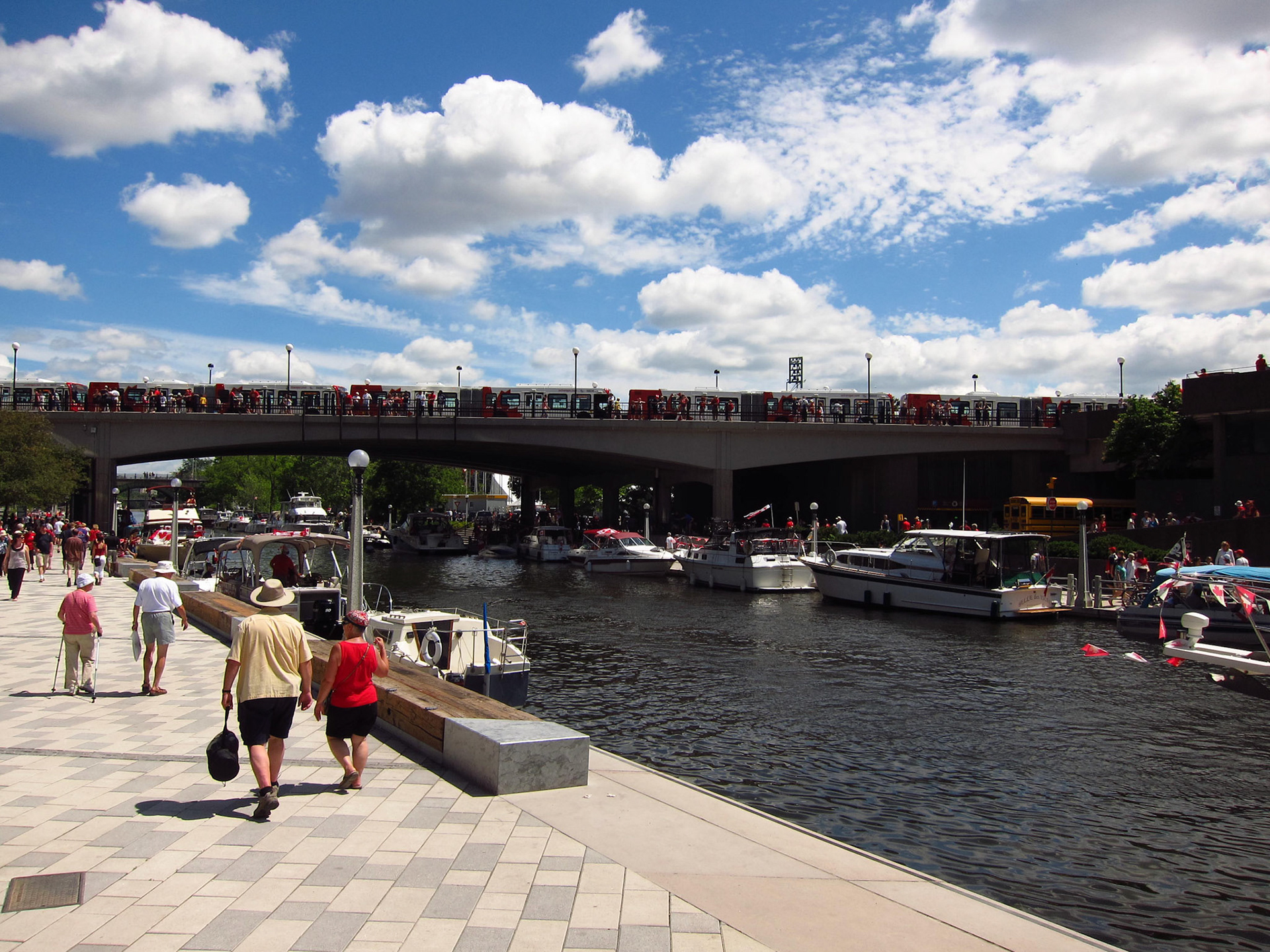 One year I'll have to take a yacht to Canada Day along the Rideau Canal