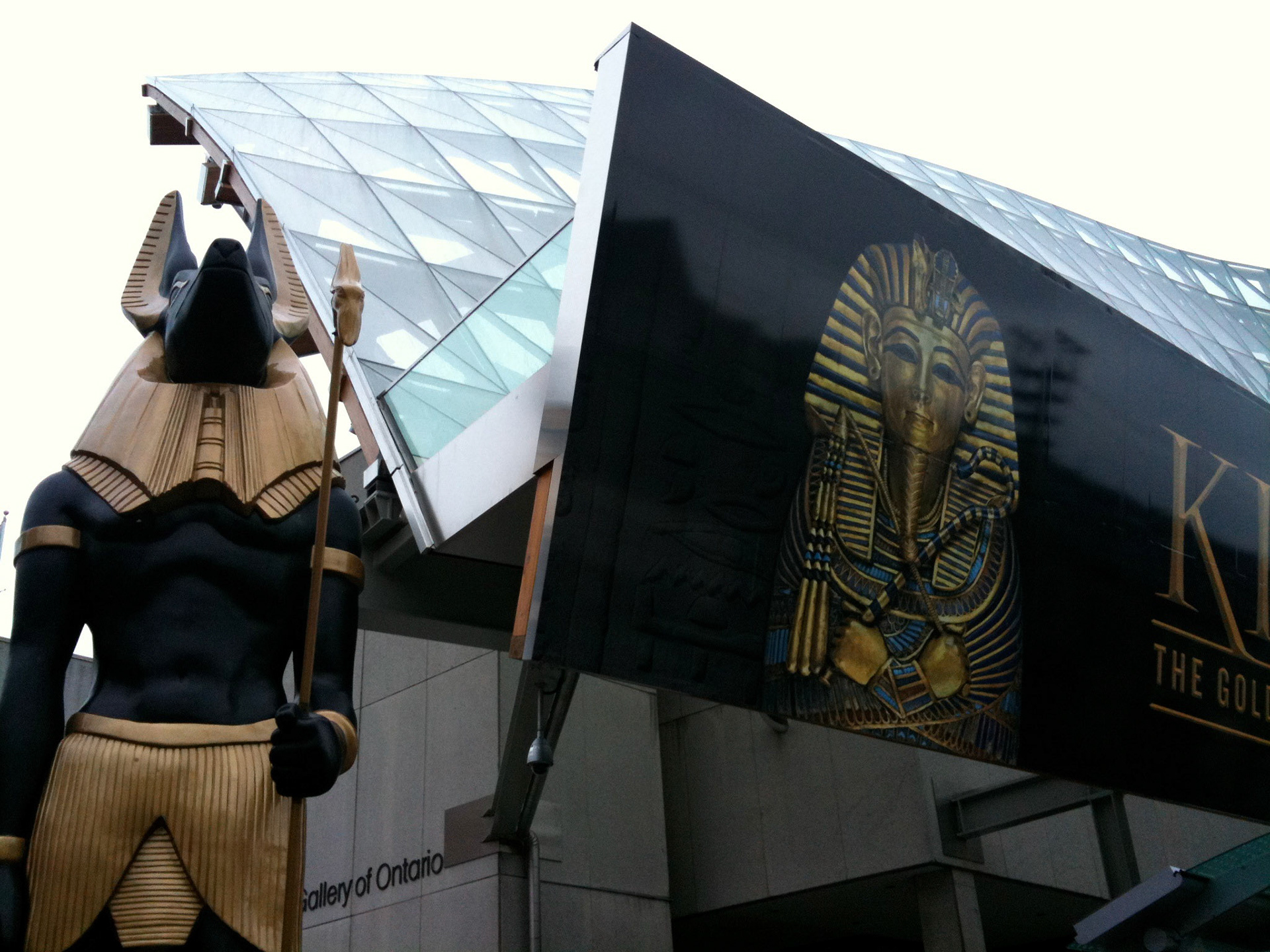 Kelly and I went to see the King Tut exhibit at the AGO and were not impressed at all with it
