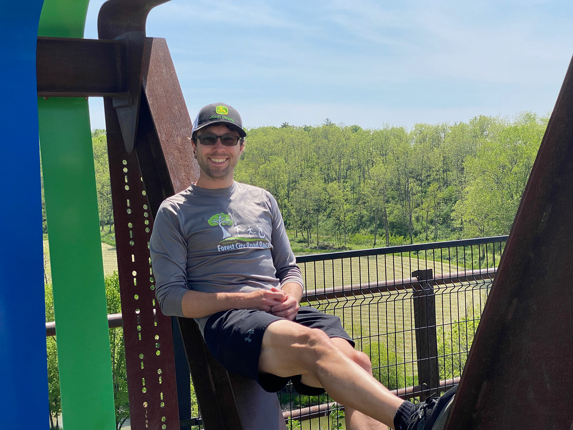 Emerson and I visited St. Thomas Elevated Park