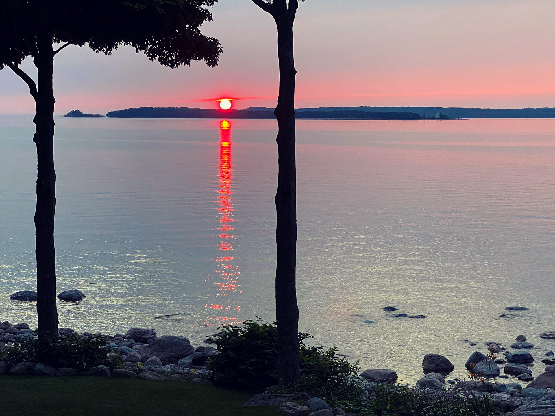 Cottage sunset - July 16, 2021