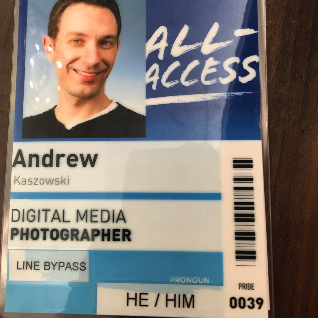 I'm officially here! And an official volunteer! Happy #PrideTO